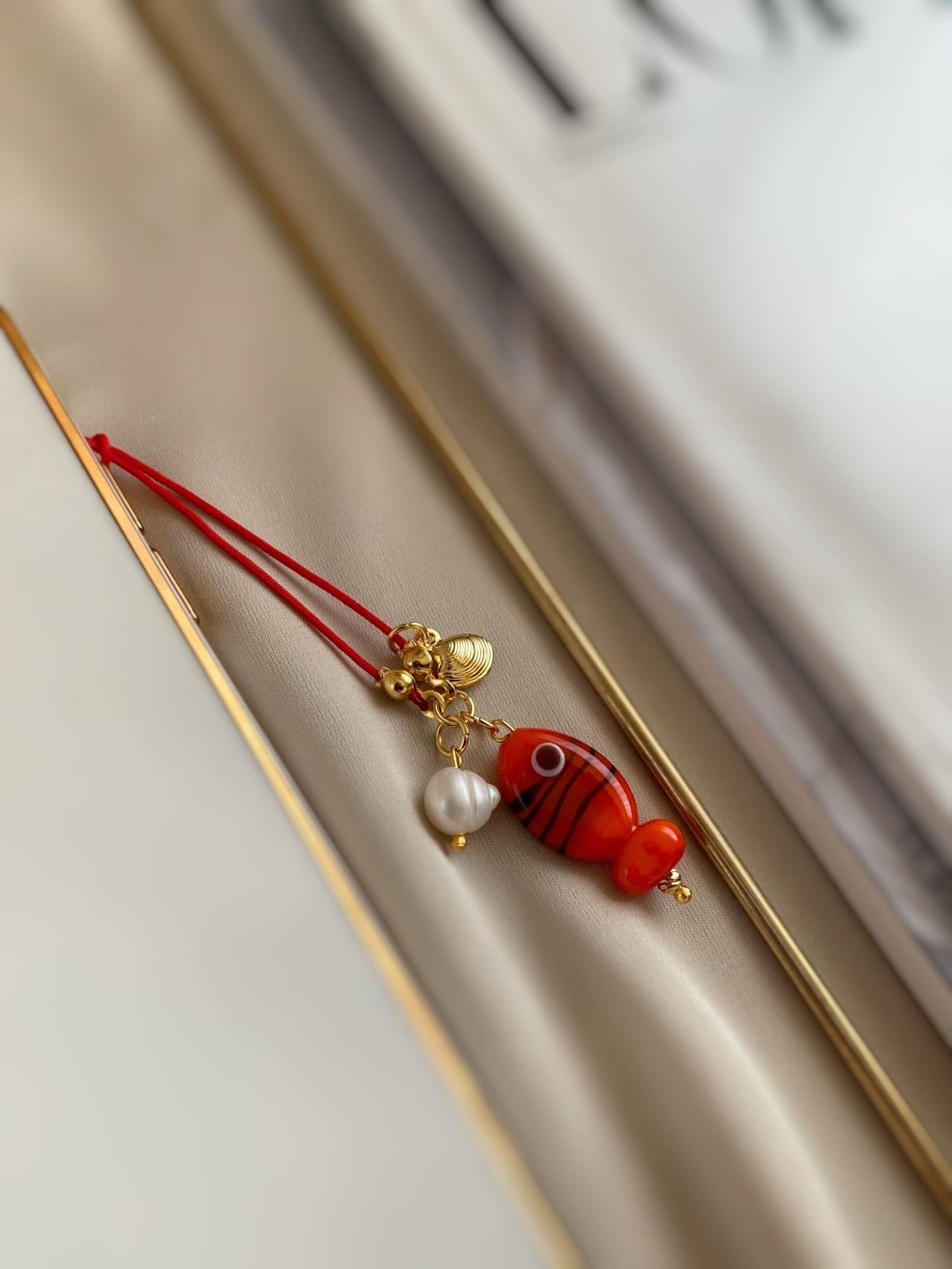 Murano Balık Charm Aksesuar