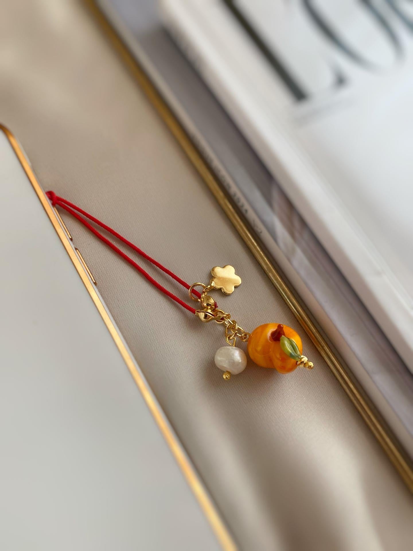 Murano Kayısı Charm Aksesuar