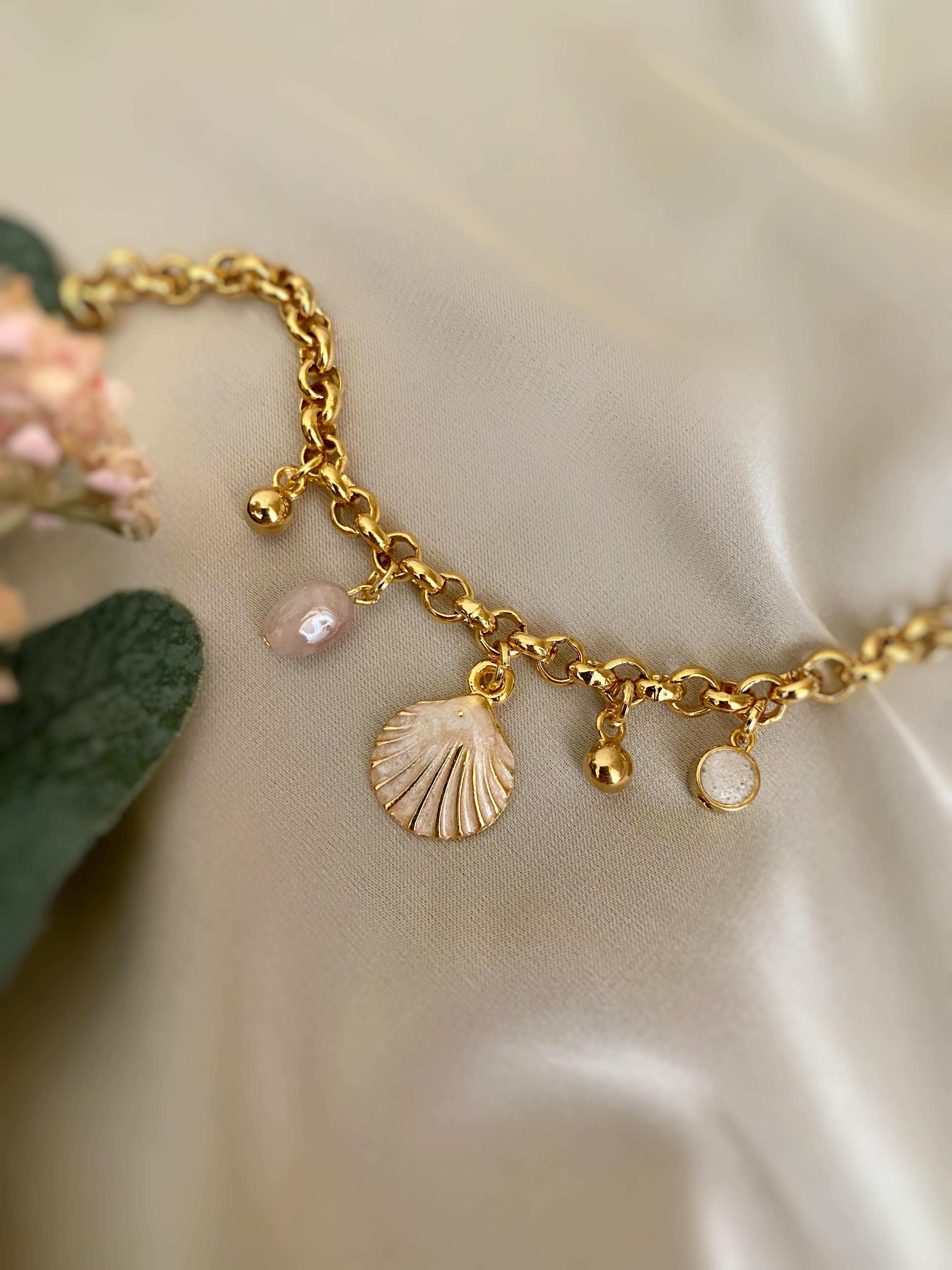 Sedef Charm İstiridye Bileklik