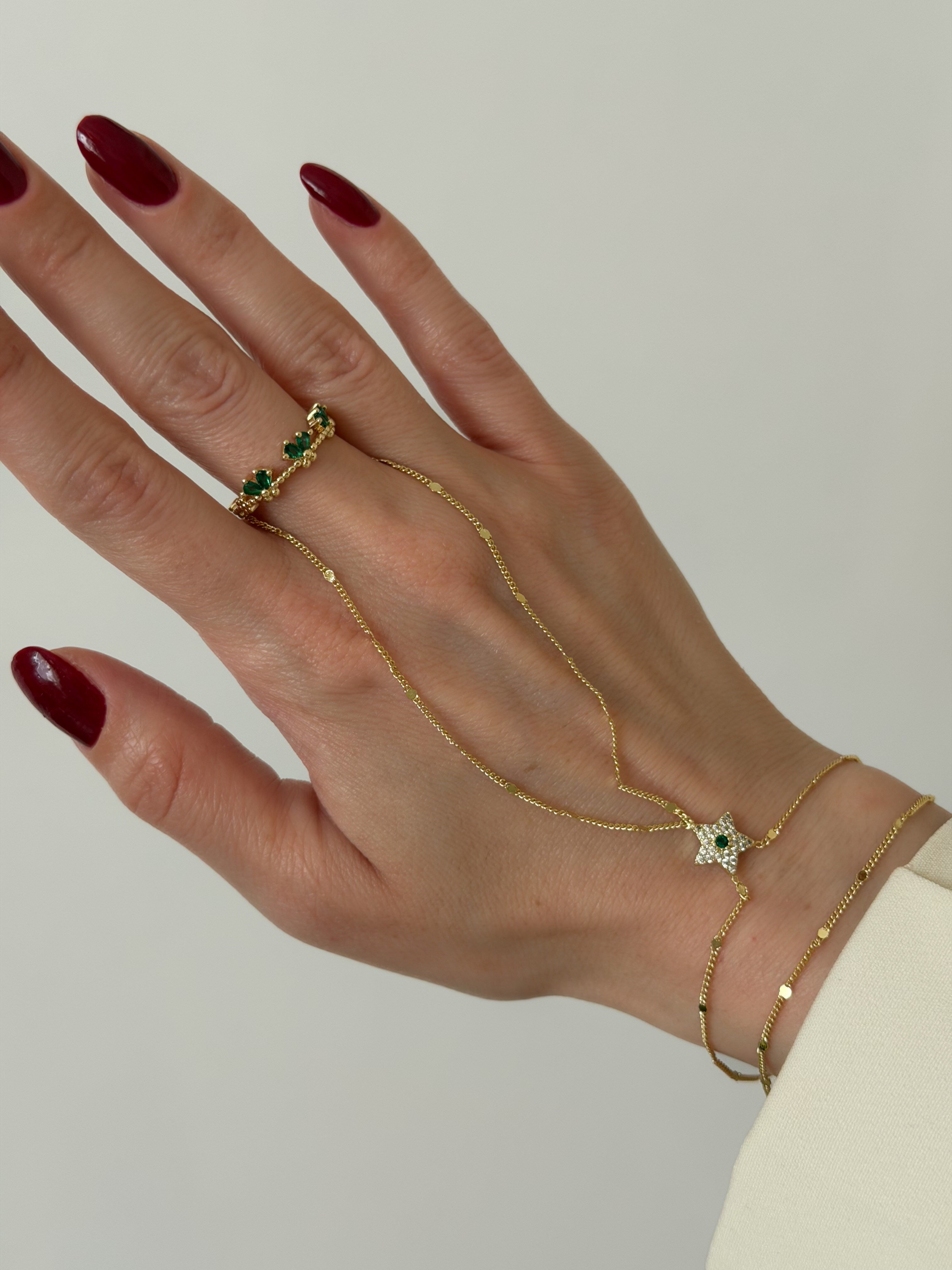 Yeşil Taşlı Şahmeran Kombin