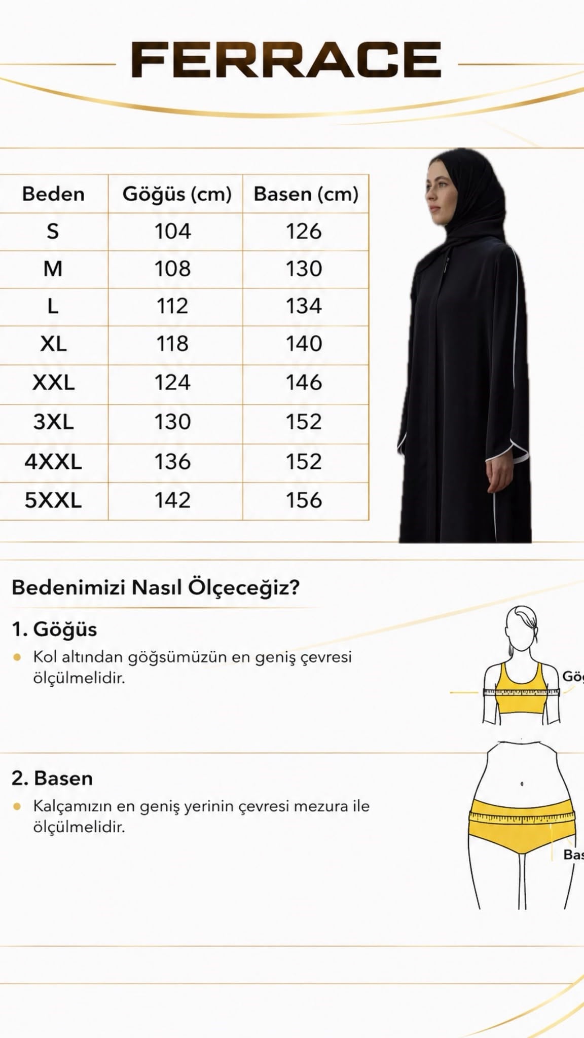 Beyaz Biye Ferace
