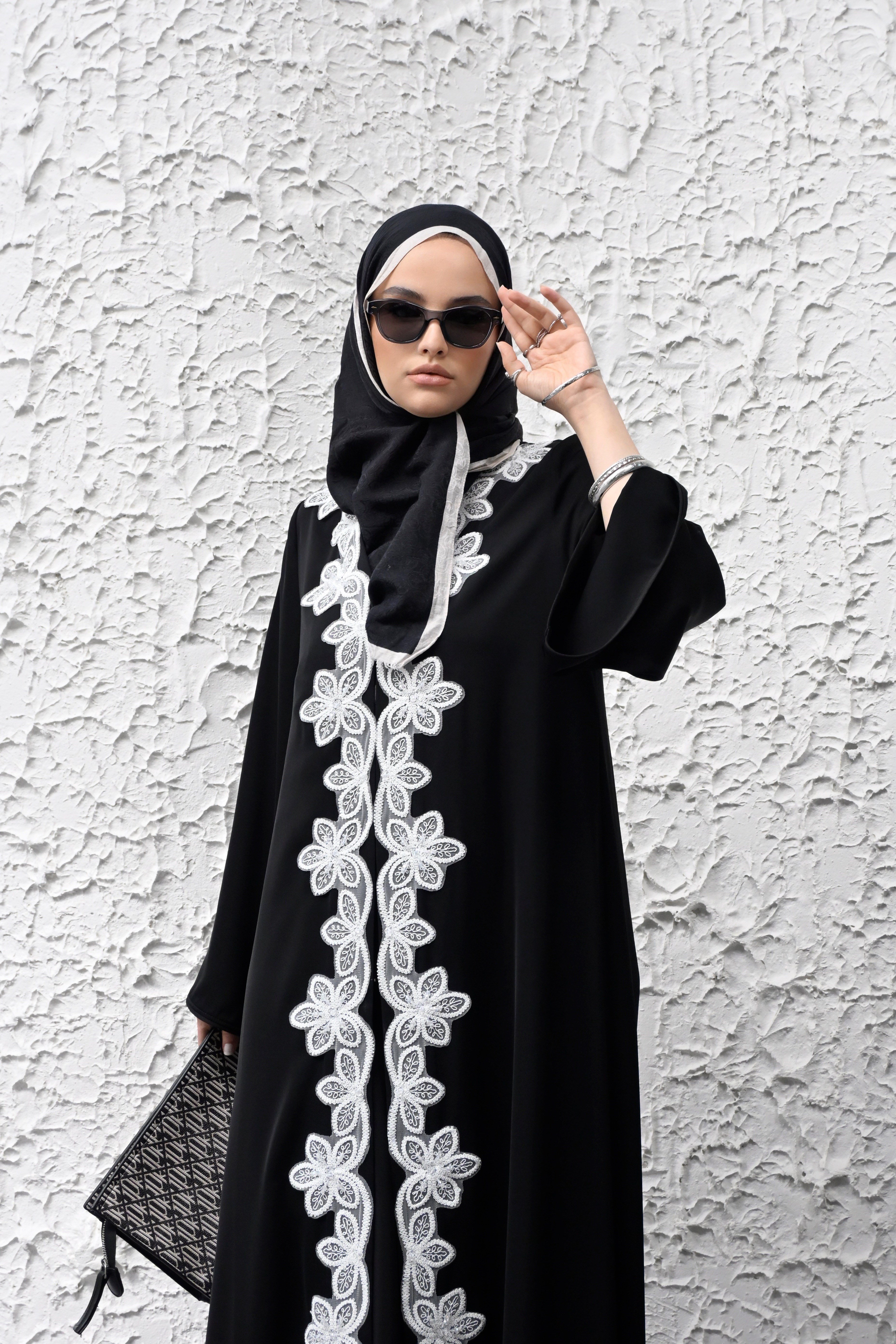 BEYAZ GÜPÜR ABAYA