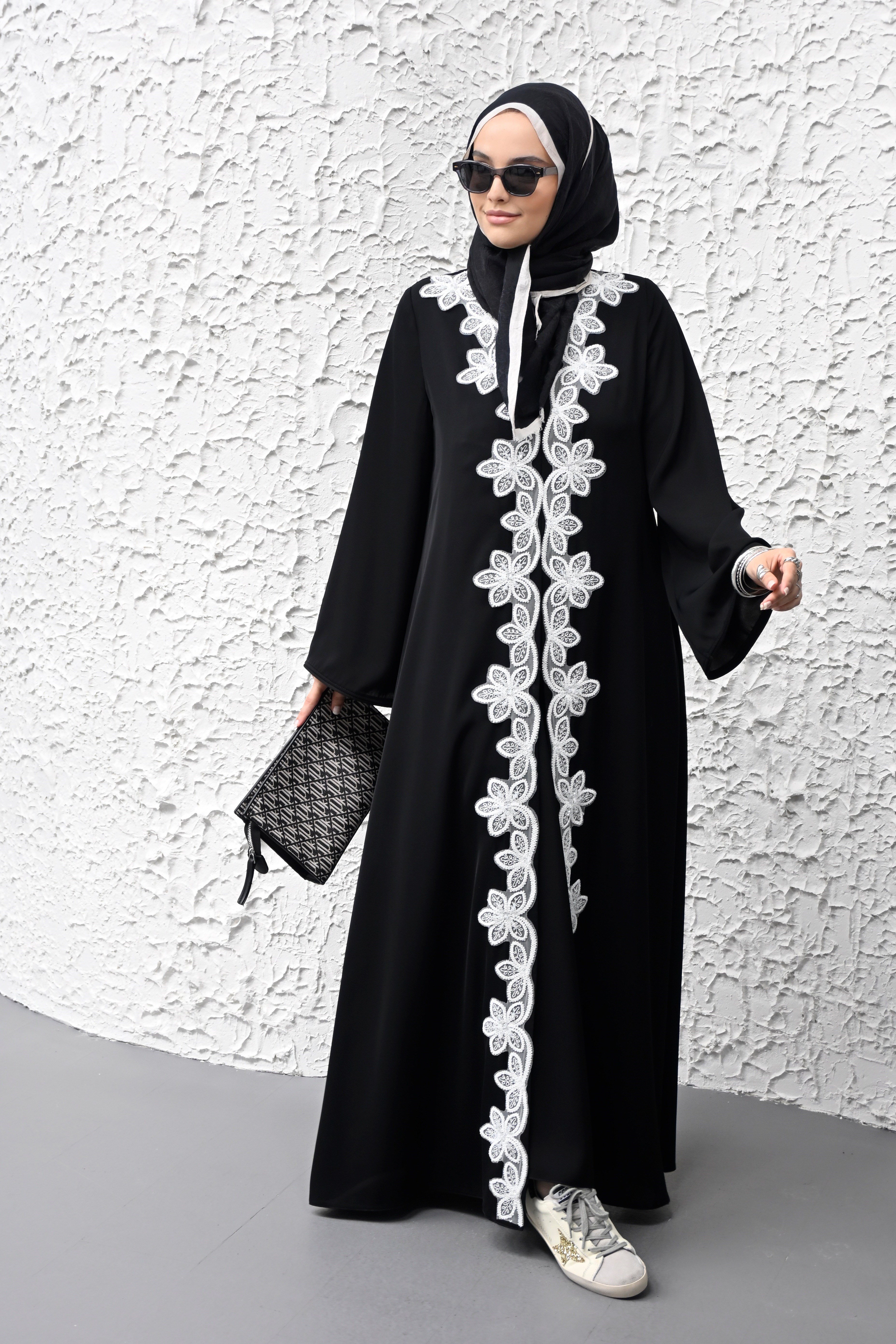 BEYAZ GÜPÜR ABAYA