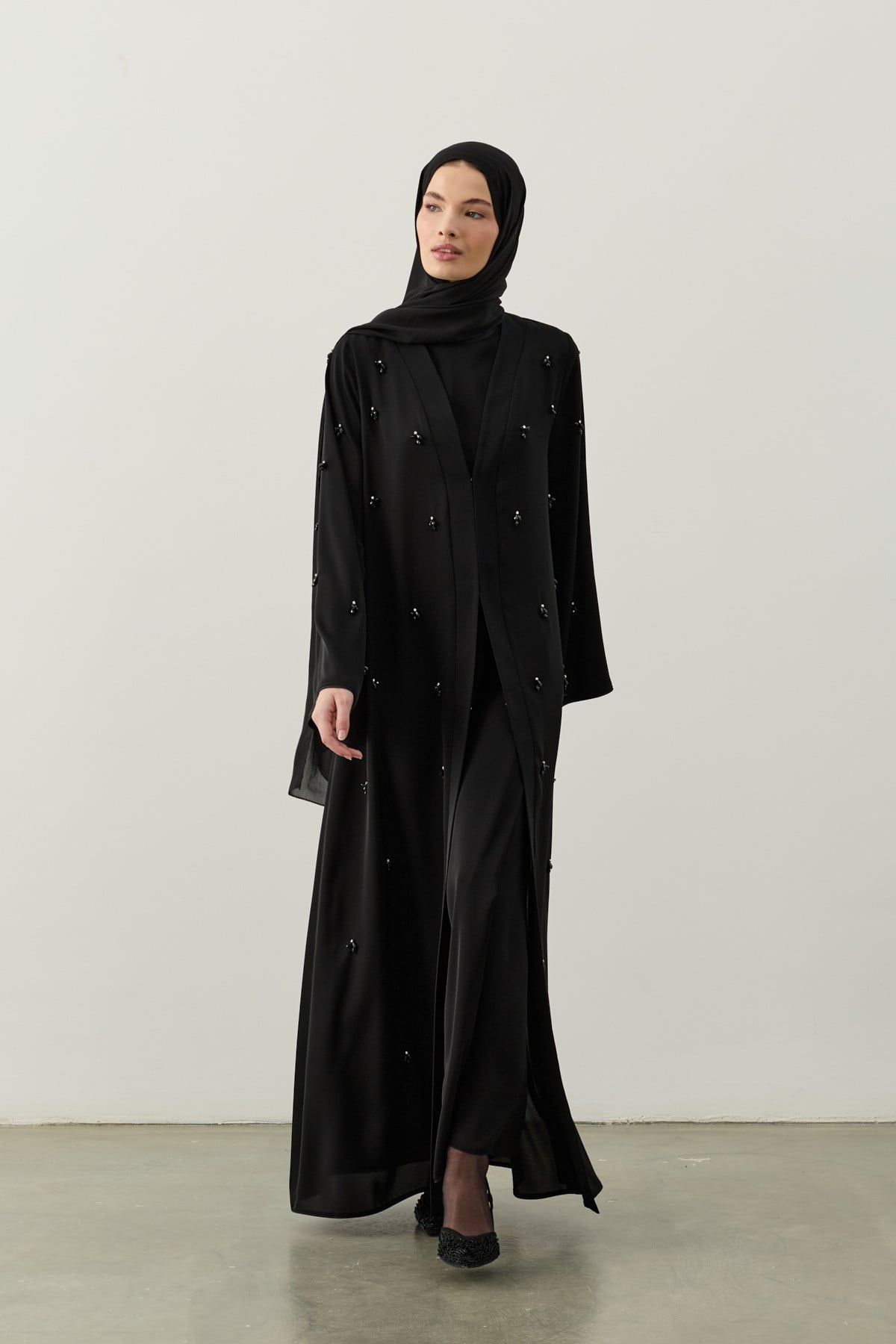 SİYAH LAL ABAYA