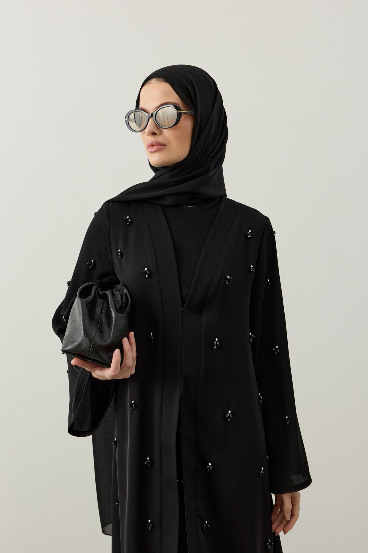 SİYAH LAL ABAYA