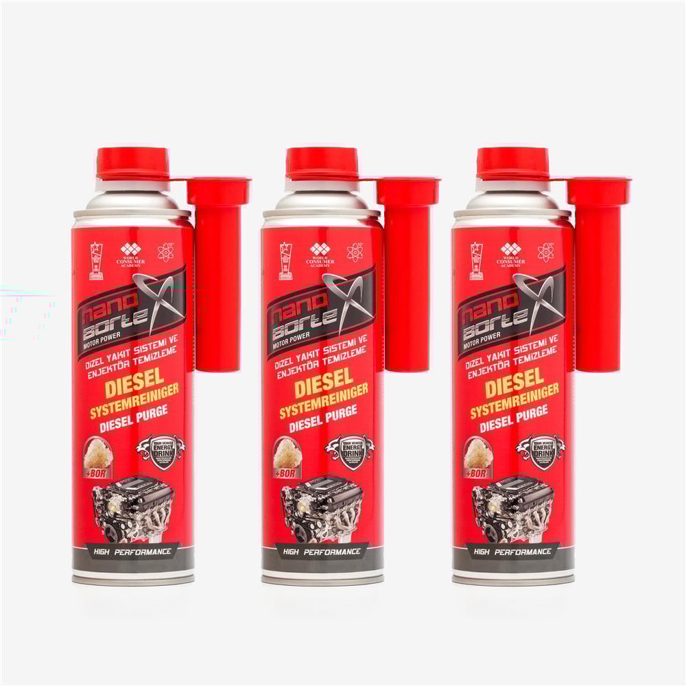 Nanobortex Dizel Yakıt Katkısı 600 Ml 3Lü