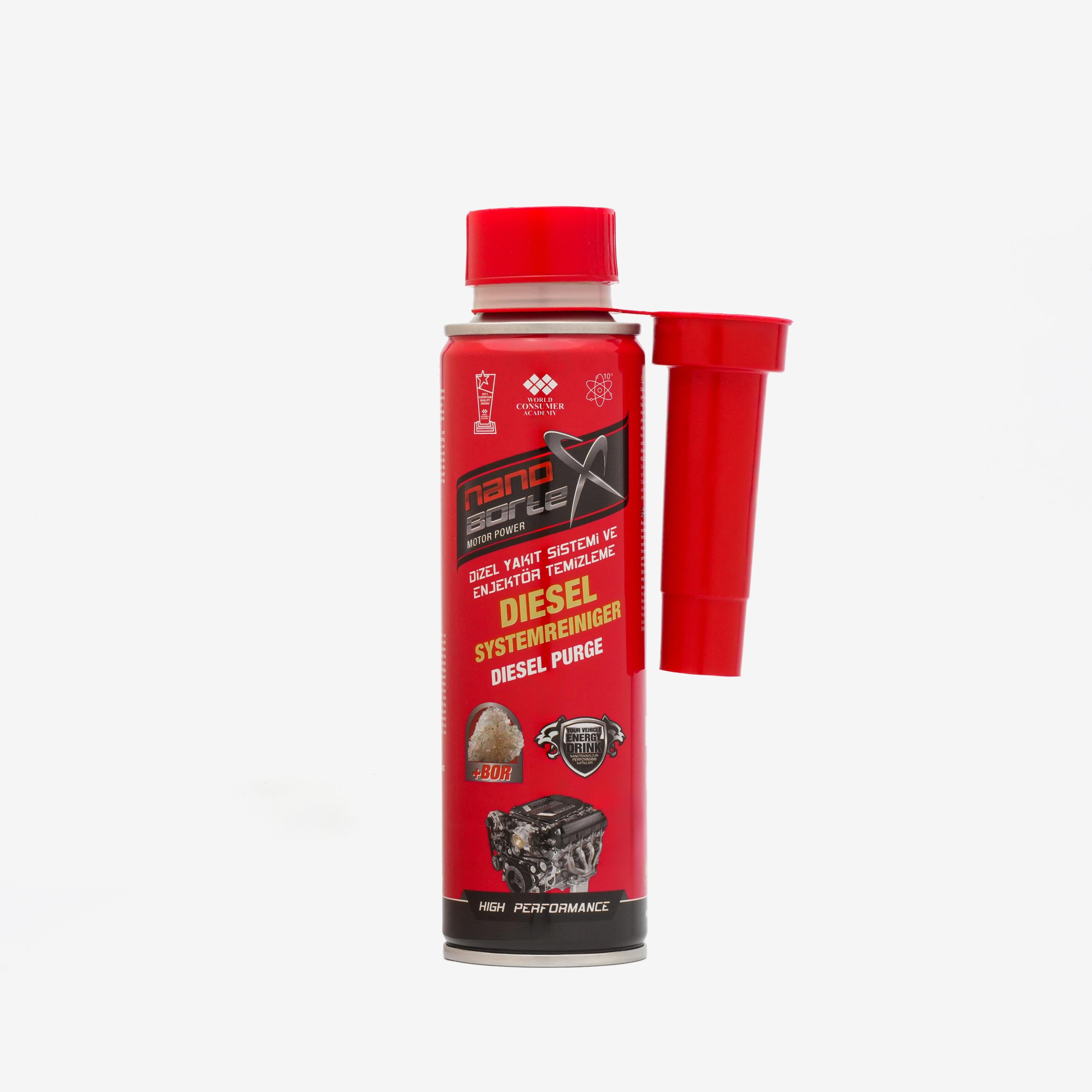 NanoBorTex Dizel Yakıt Sistemi ve Enjektör Temizleyici (600 ML)