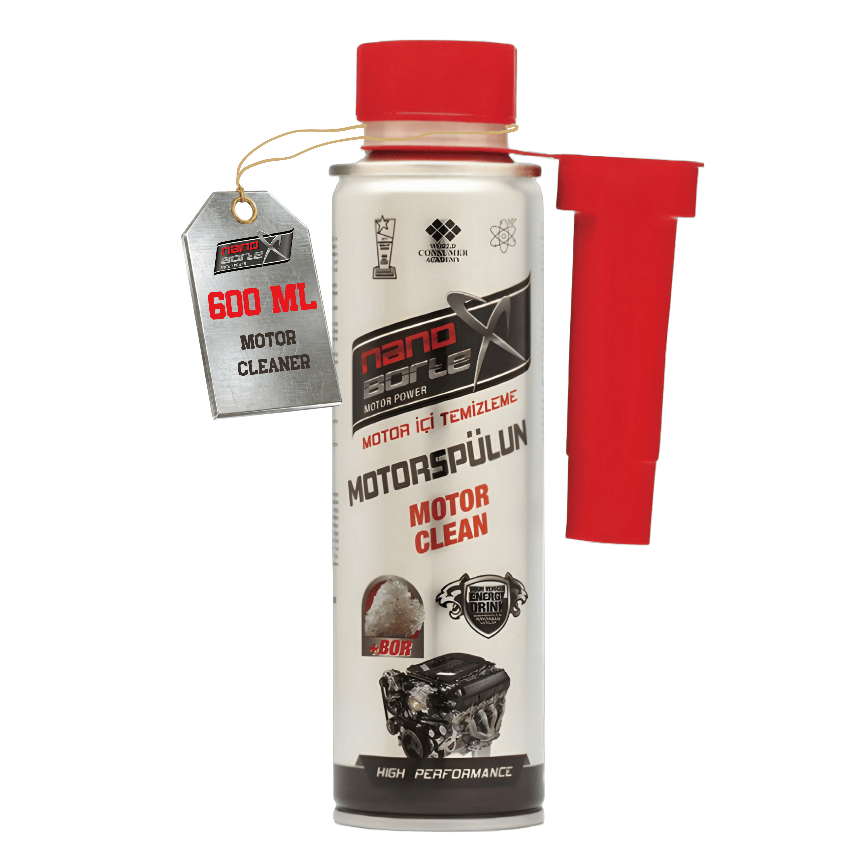 NanoBorTeX Profesyonel Motor İçi Temizleyici - Engine Flush & Yağ Sistemi Temizleme 600 ML 
