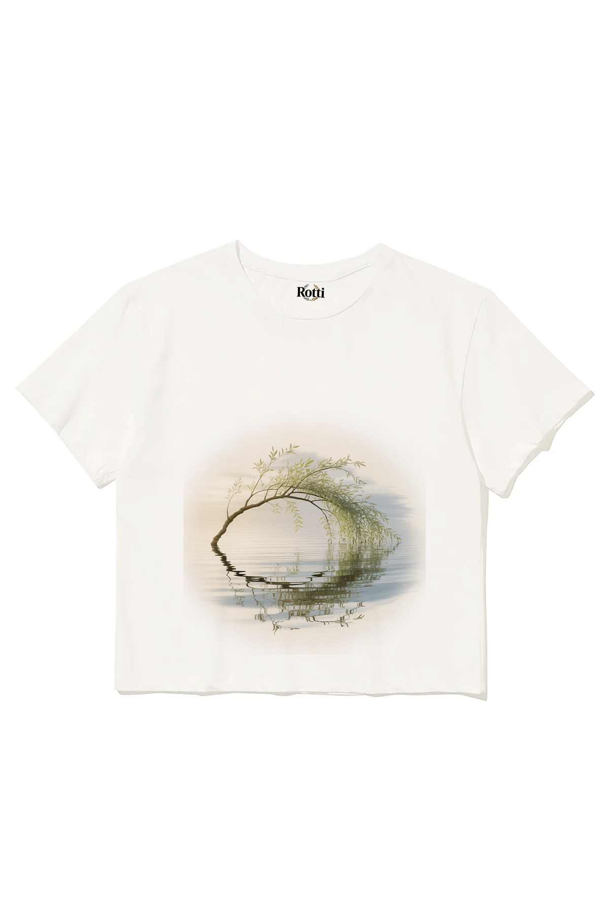 Crop Top - Sessizlikte Kıvrılan Dallar