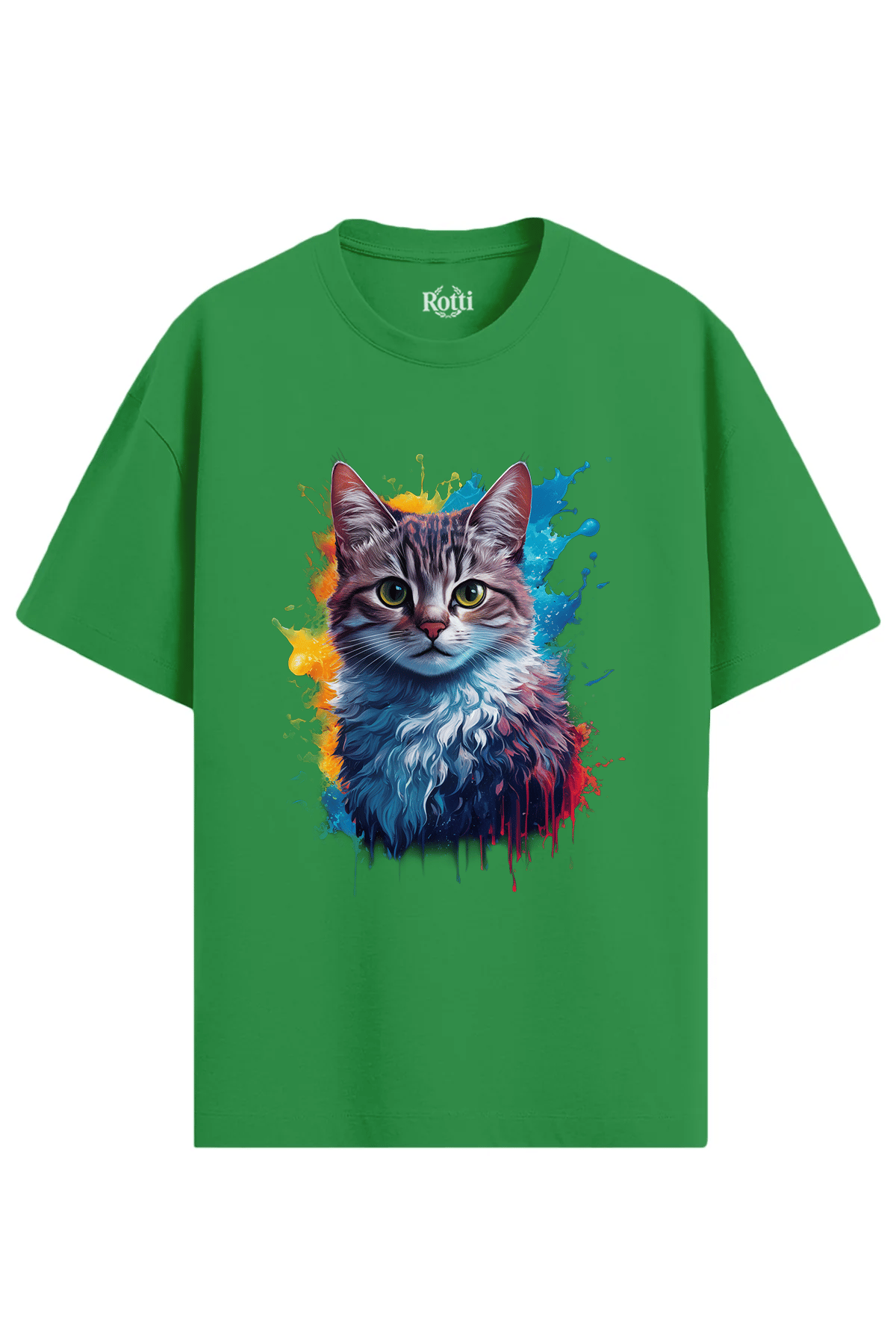 Oversize - Renk Patlaması - Kedi