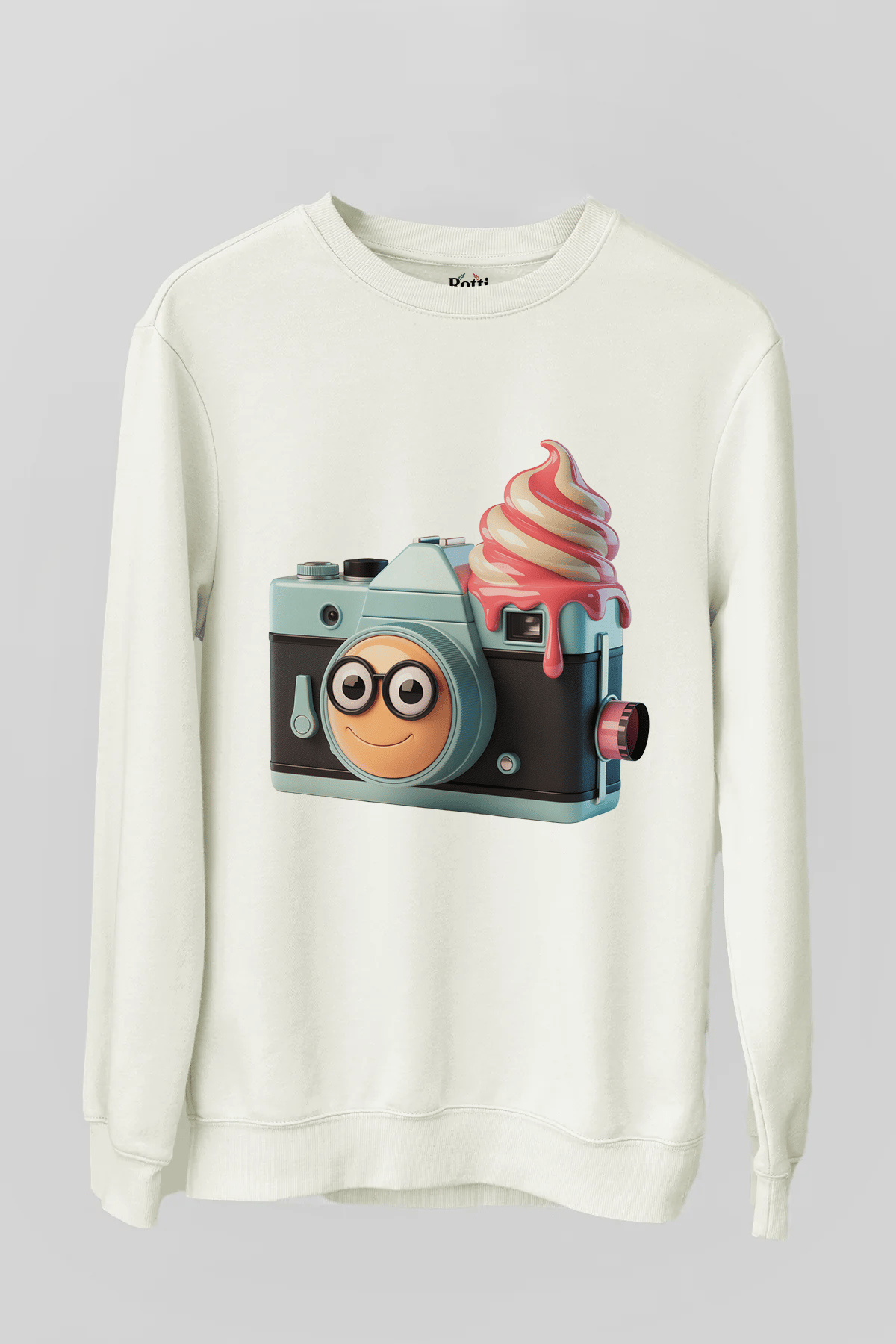 Sweatshirt - Erimiş Kareler