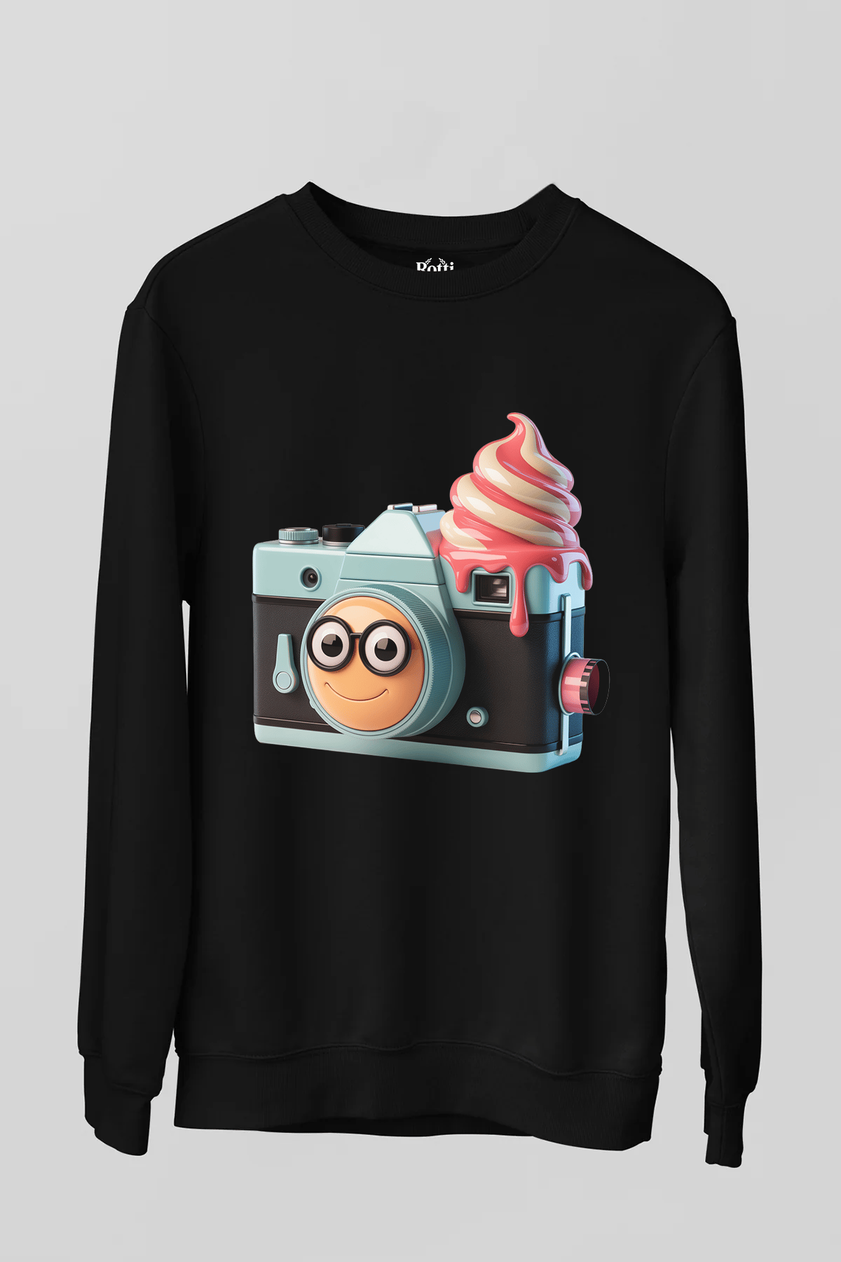 Sweatshirt - Erimiş Kareler