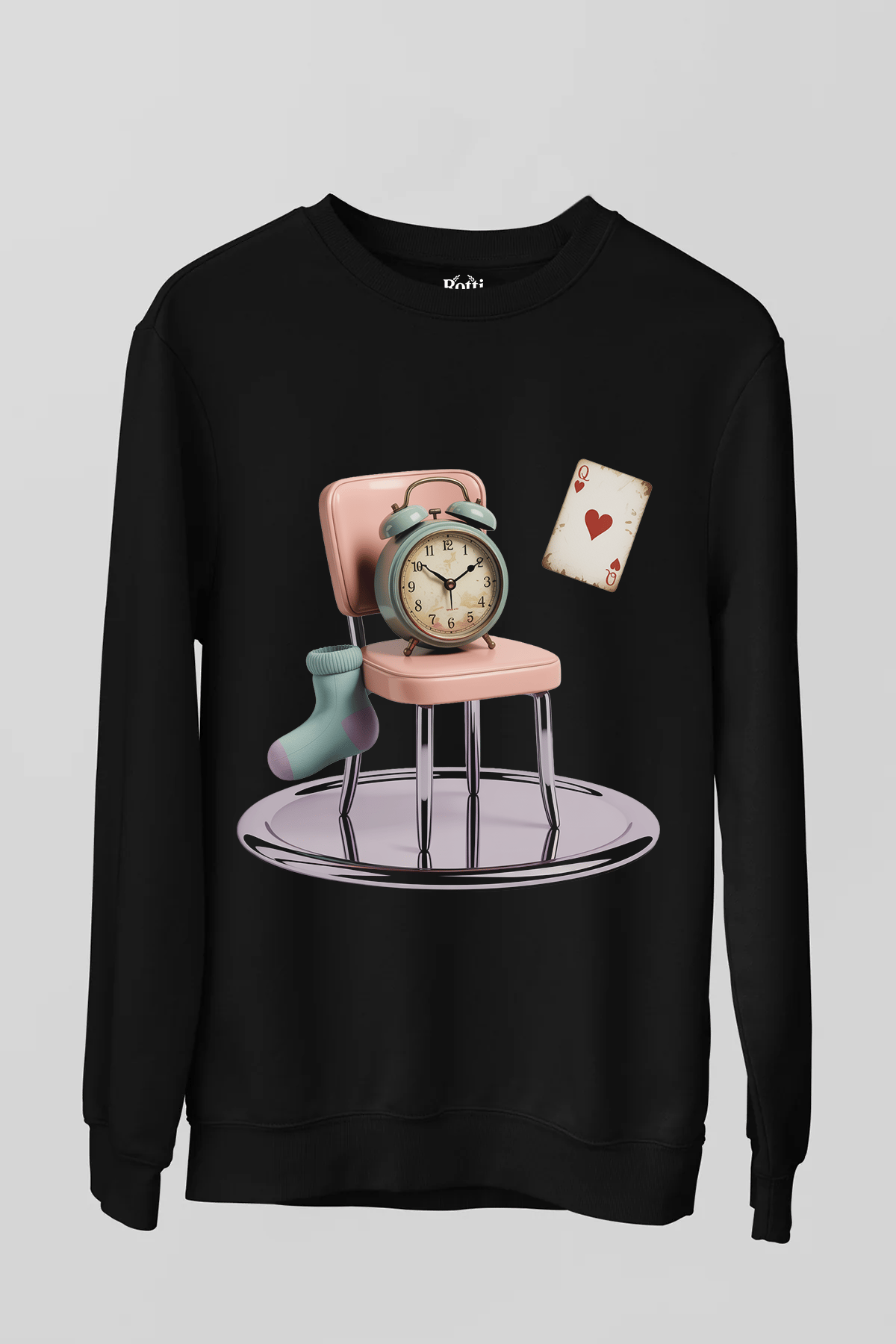 Sweatshirt - Saat Kaç? Çorap Nerede?
