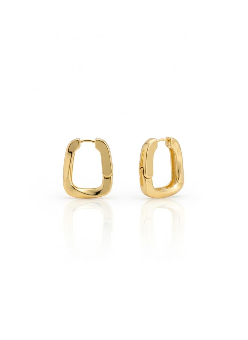 gold basic küpe
