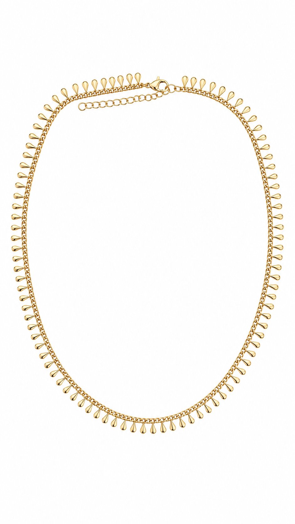 Gold Damla Pullu Kolye