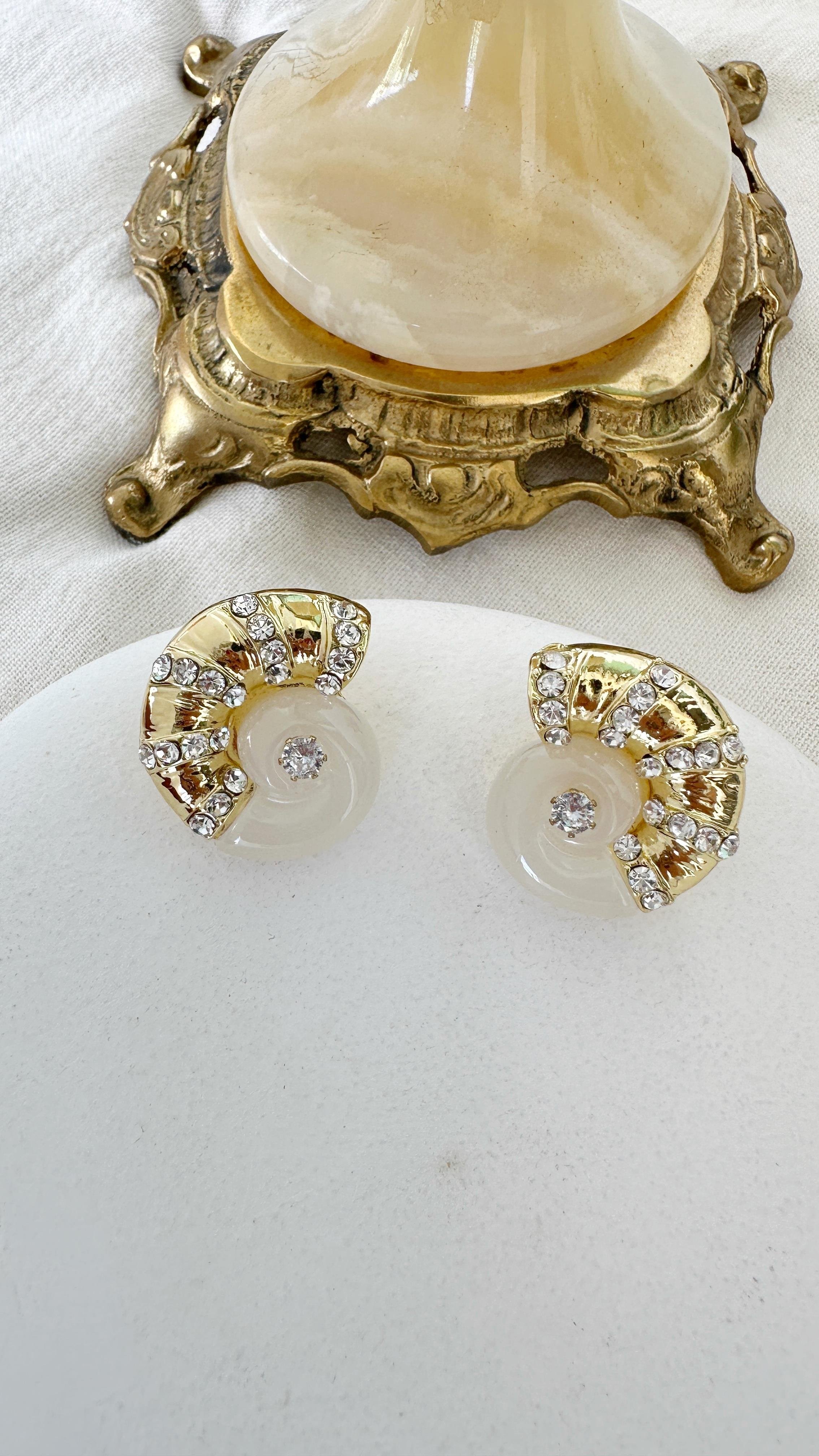 Gold İstiridye Küpe