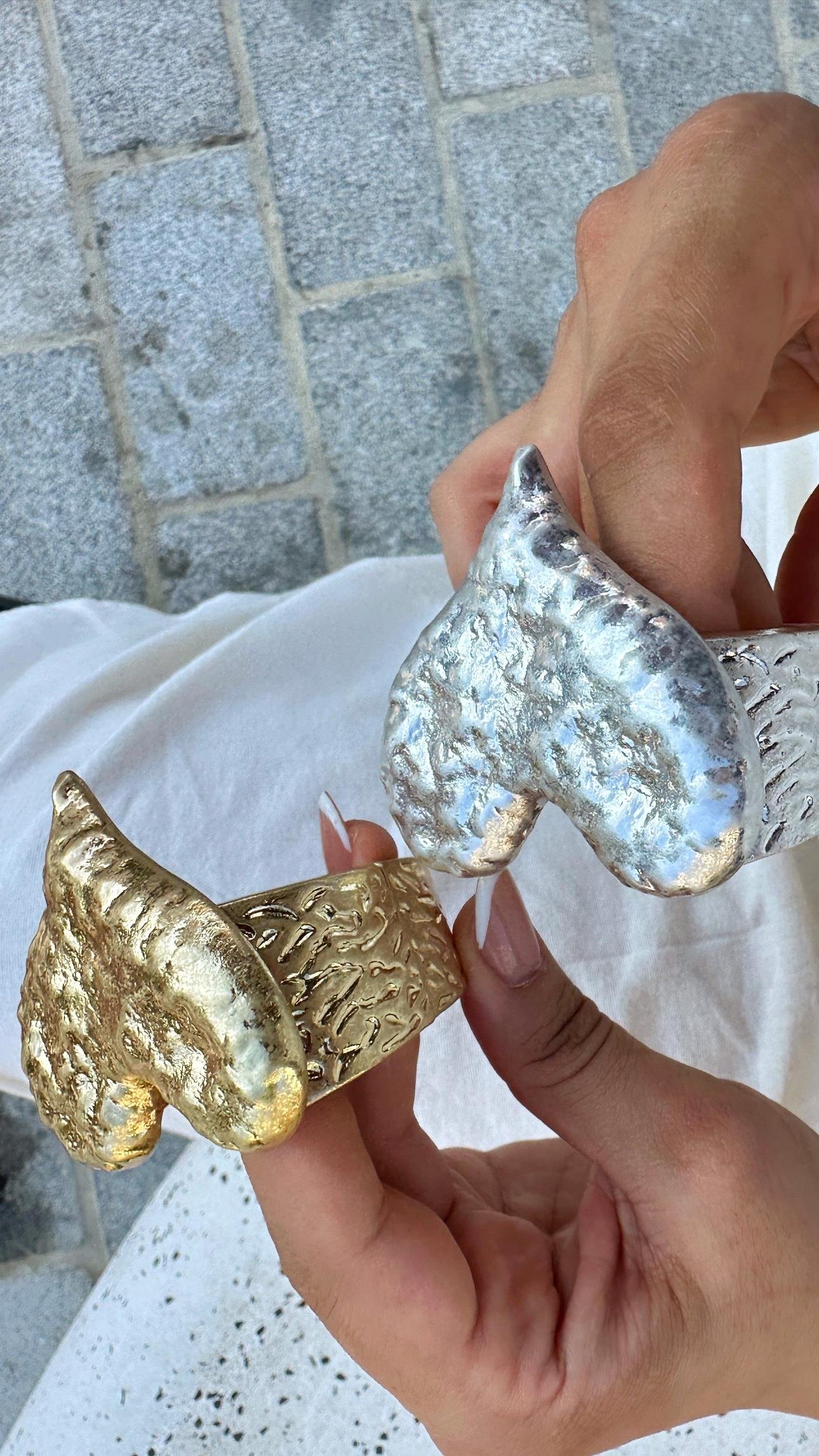 Gold Kalp Bileklik