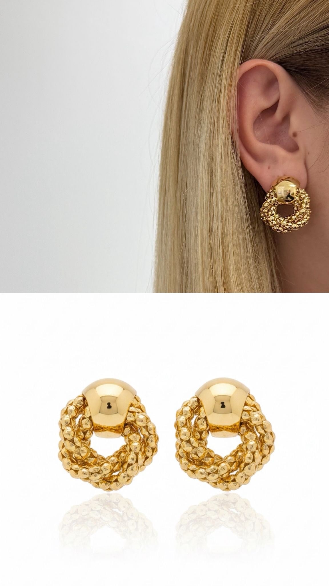 Gold Küpe
