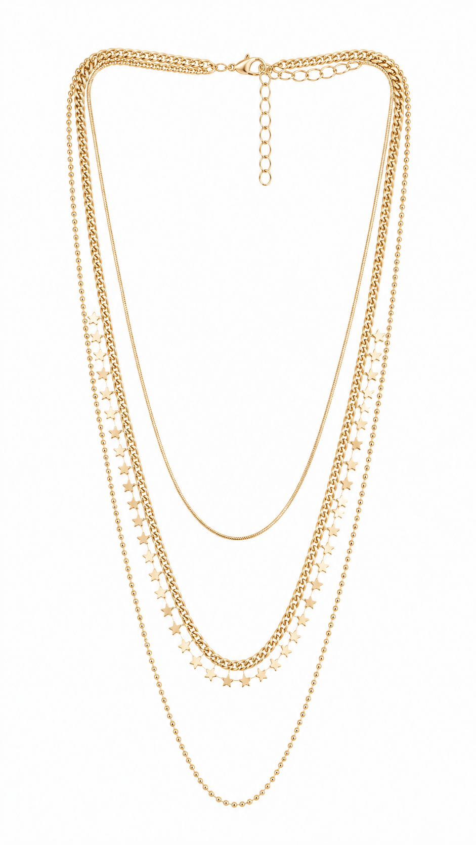 Gold Prinç Kaplama Çoklu Kolye