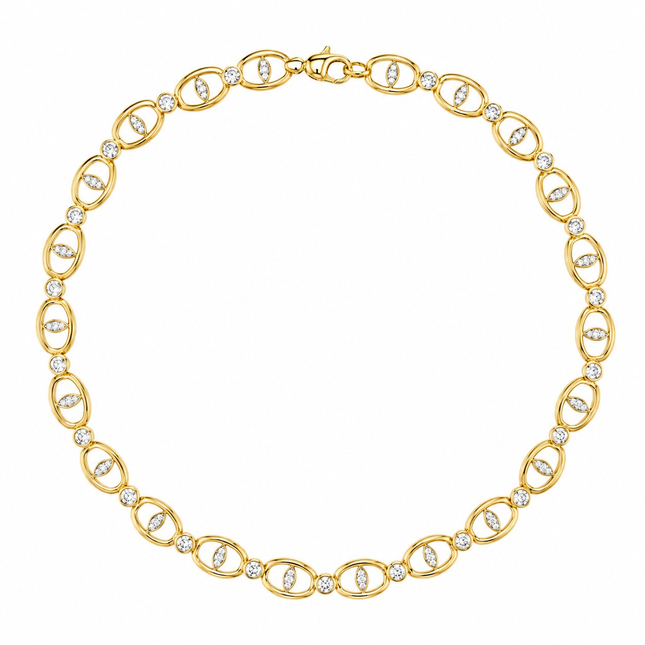 Gold Tasarım Göz Kolye