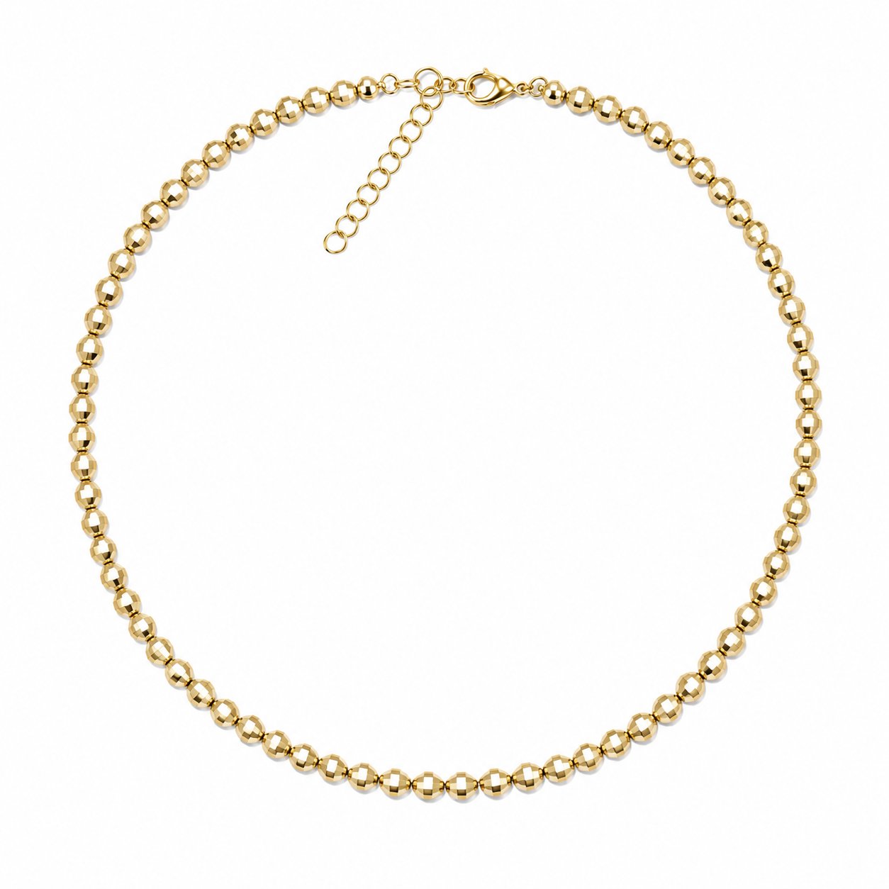 Gold Topçuklu Kolye