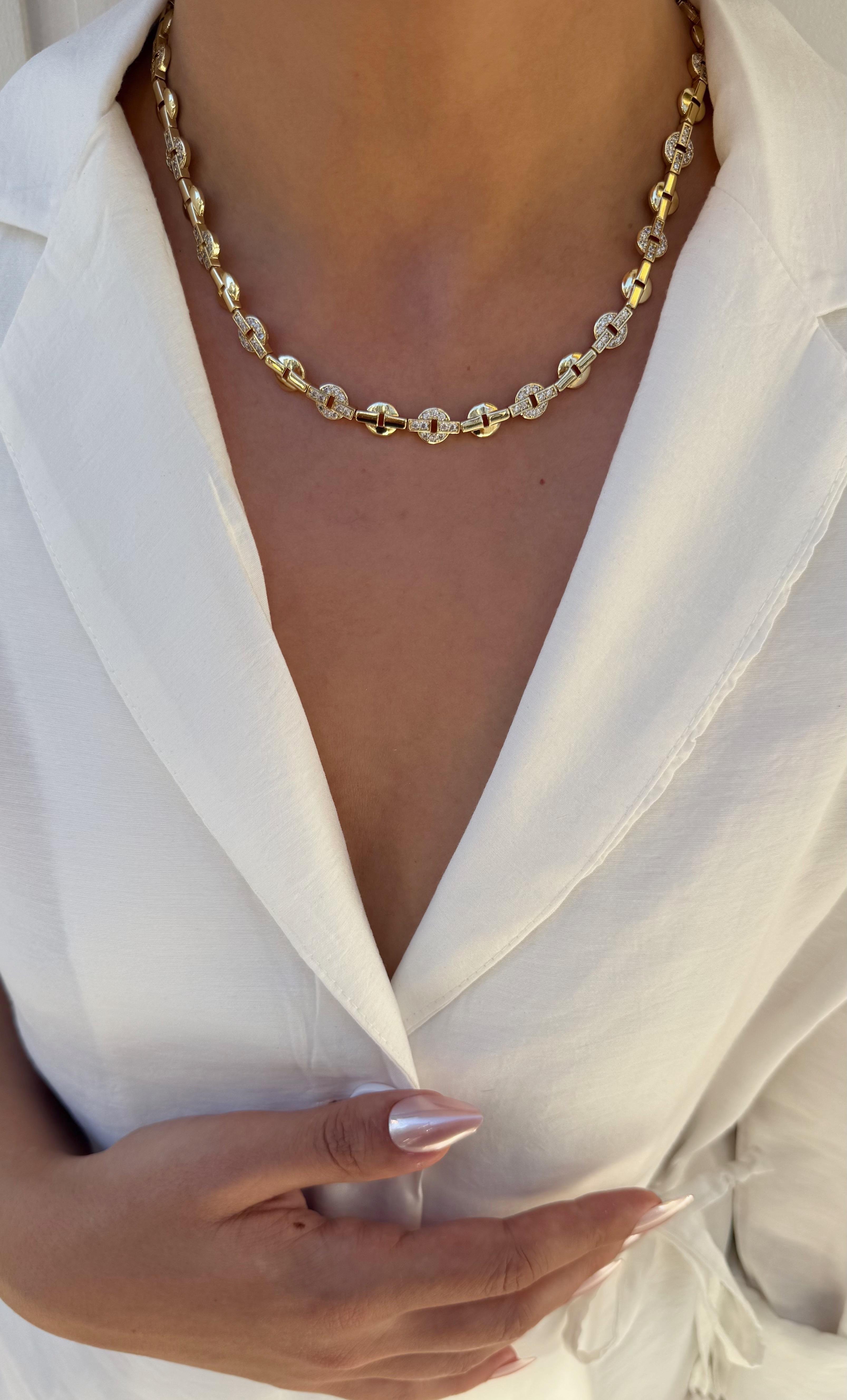 Xuping Gold Taşlı Kolye