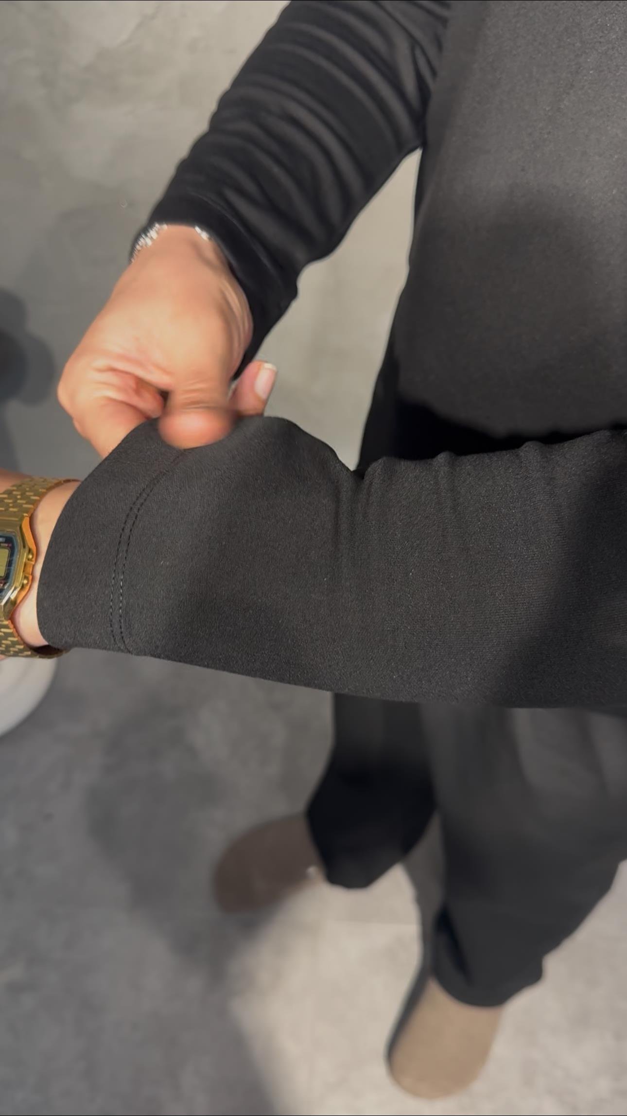 MOCHA BASIC UZUN KOLLU TİŞÖRT ( BLACK ) SİYAH