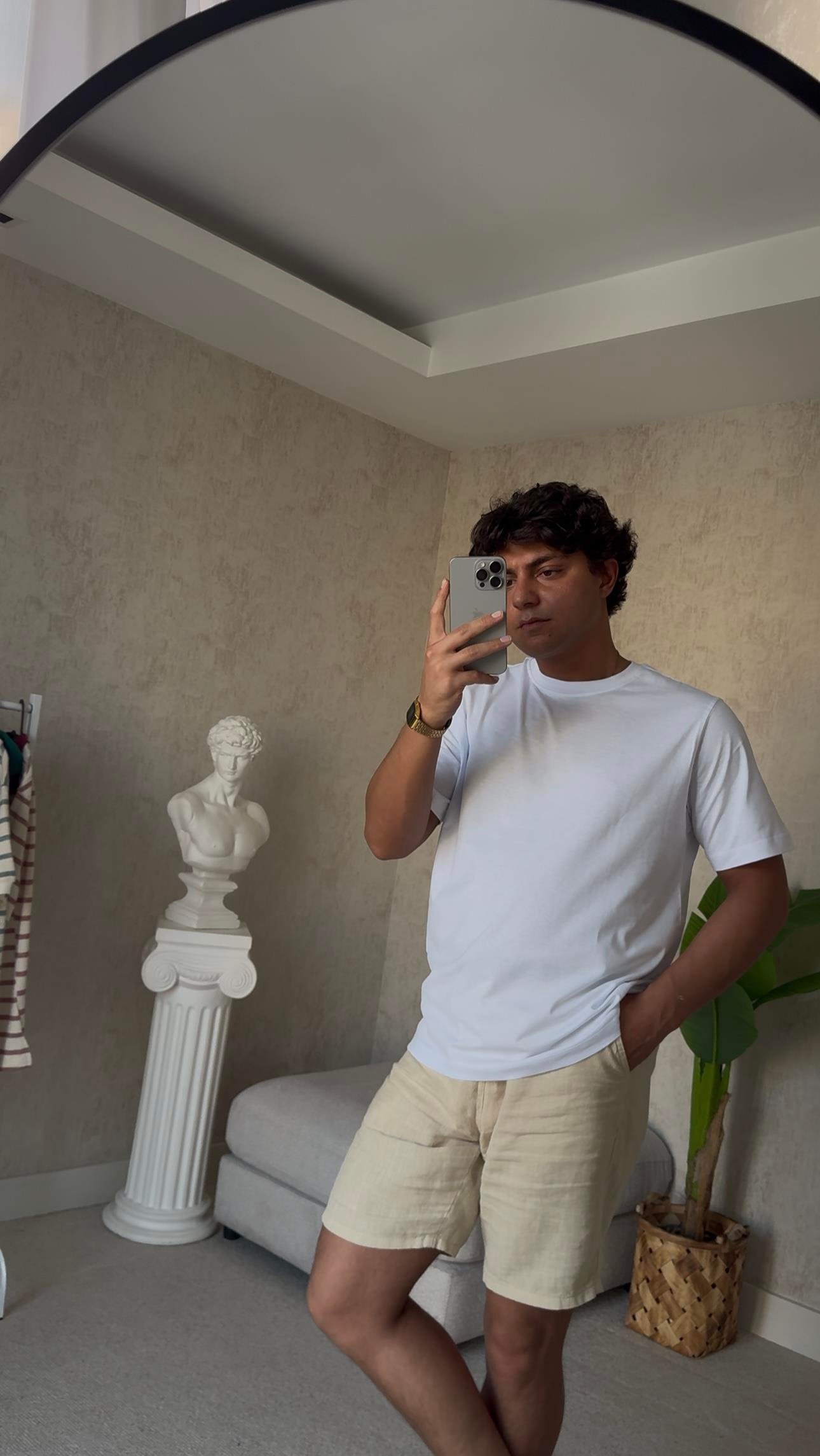 REGULAR BASIC WHITE TSHİRT