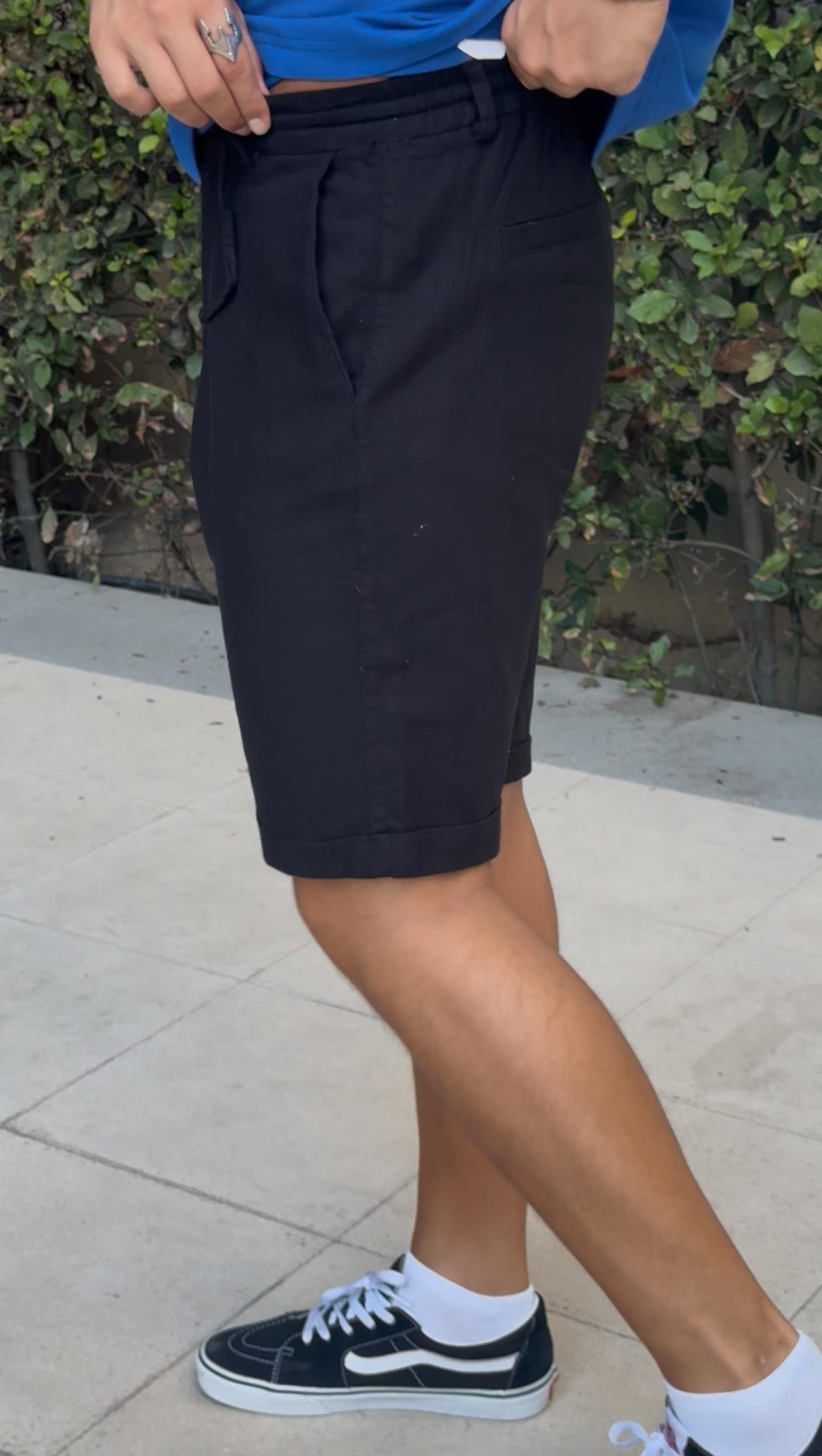 SİYAH KISA ŞORT