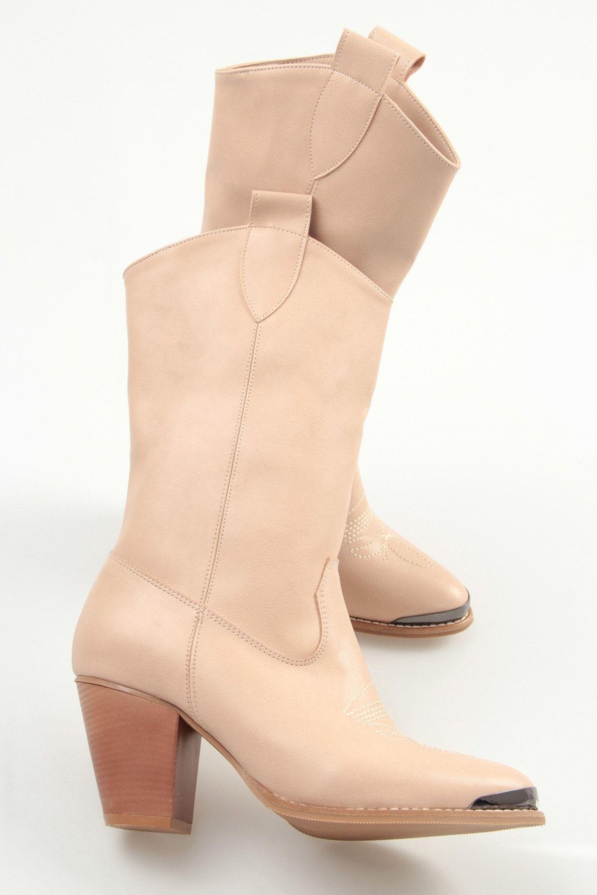 Kadın Bej Kovboy Bot