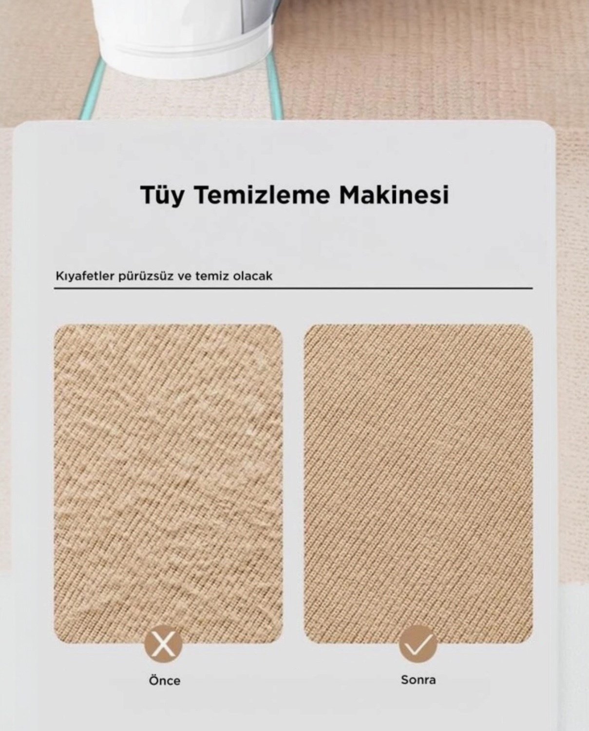 708 Şarjlı Tüy ve Tiftik Temizleme Makinesi 
