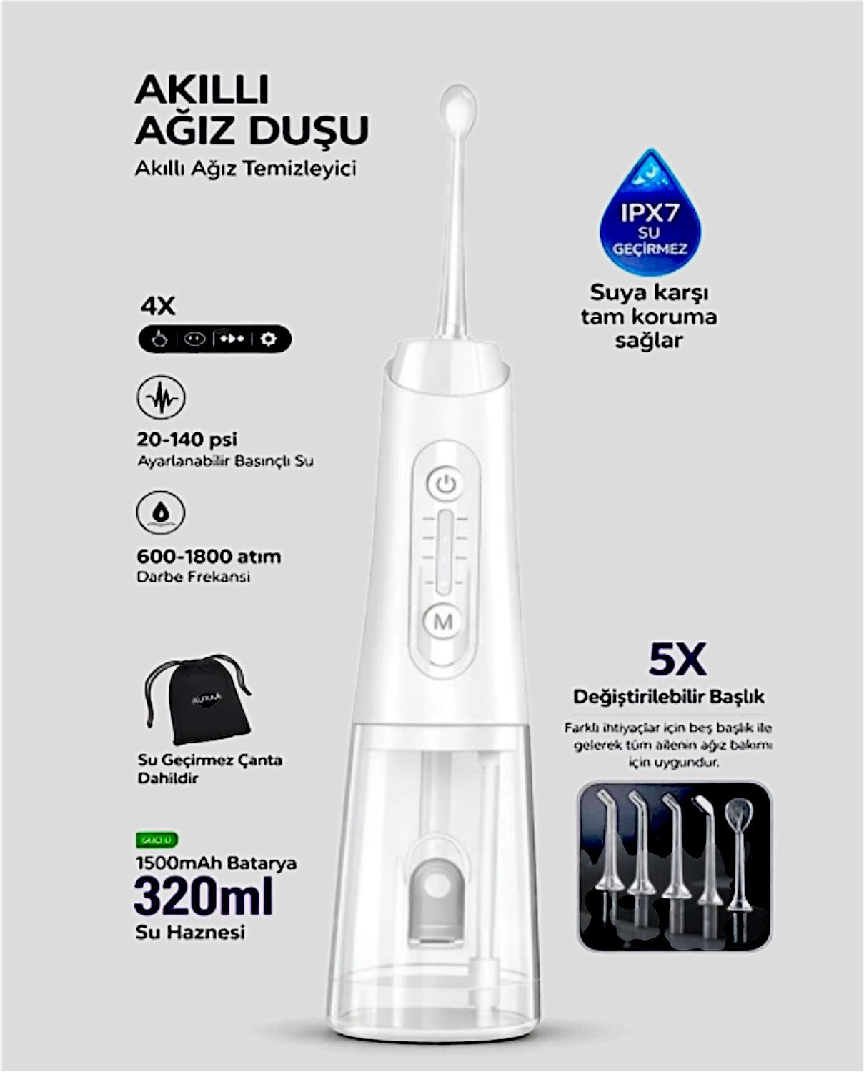AMF11 Auhma Smart Akıllı Ağız Duşu
