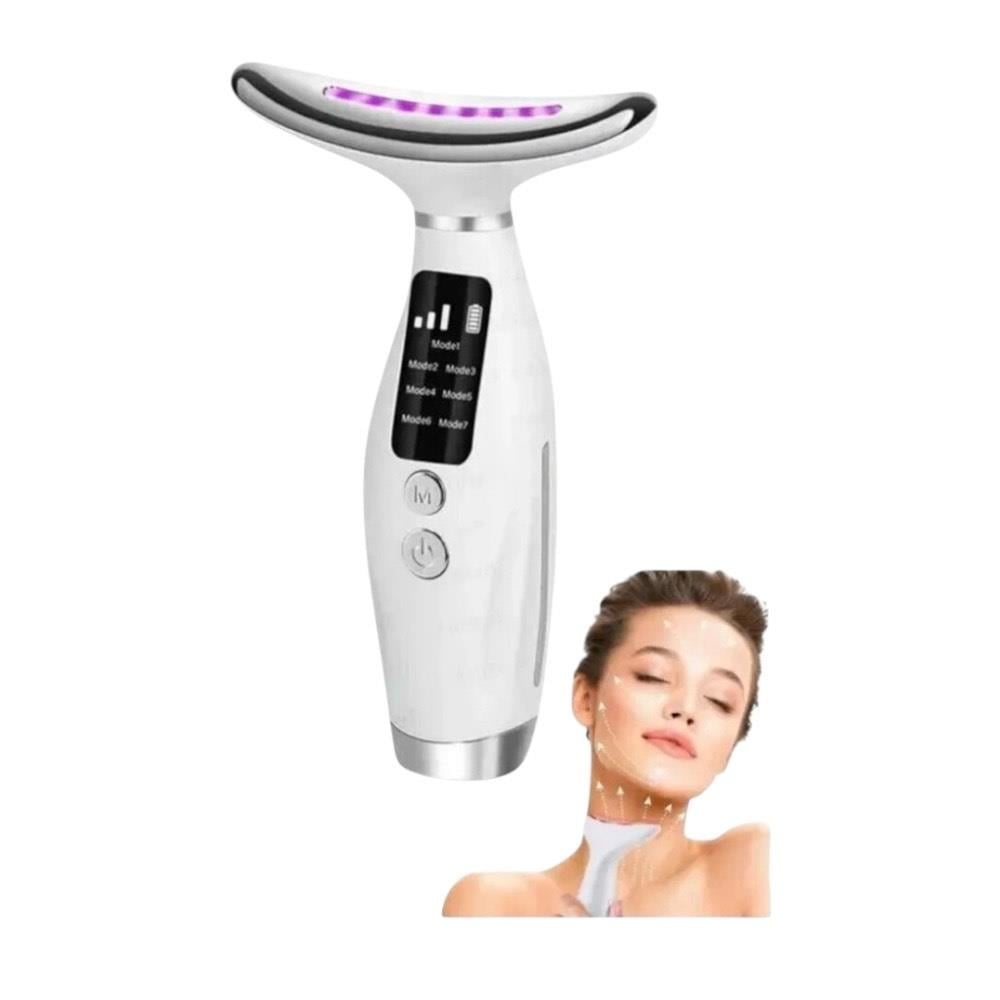 Auhma AHB-03 400mAh, 45 Derece Isıtmalı, LCD Göstergeli 7 Modlu, Boyun ve Yüz Sıkılaştırma Cihazı