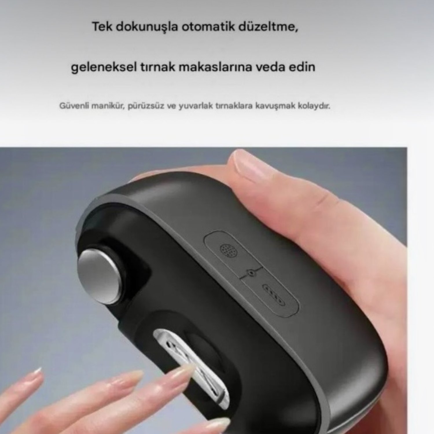 AUHMA ANC-02 4in1 Elektrikli Tırnak Törpüleme Ve Kesme Makası Otomatik Tırnak Makinesi
