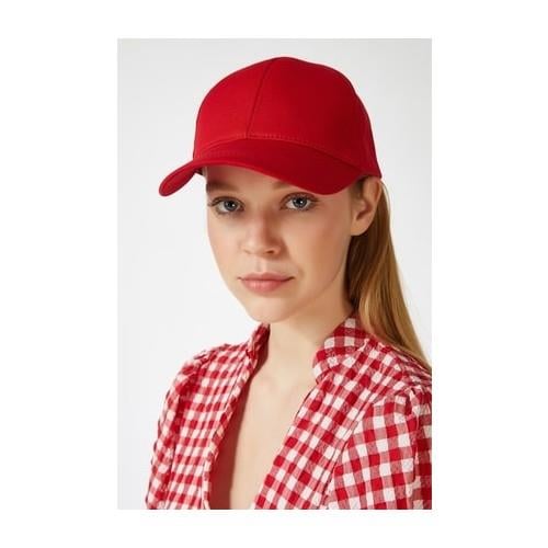 Cesi Collection Unisex  Arkası Ayarlı Kep Şapka Kırmızı