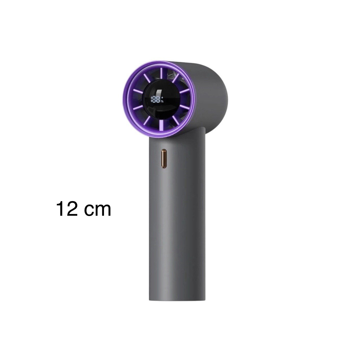 Mini  Taşınabilir Turbo El Fanı – Yüksek Hızlı, Akıllı Dijital Ekran, Usb-C Şarj Edilebilir, Kompakt, Modern