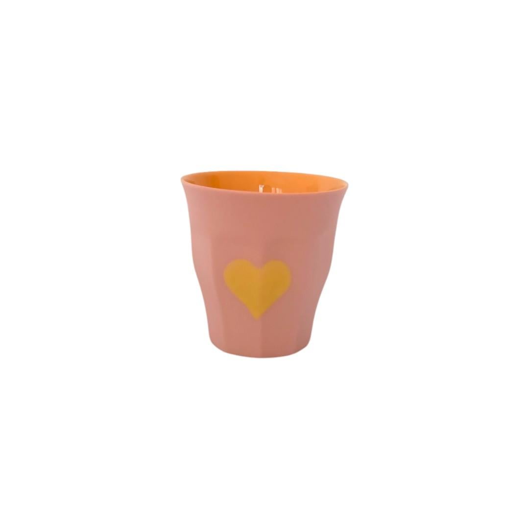 Colore Espresso Bardağı Pembe & Turuncu