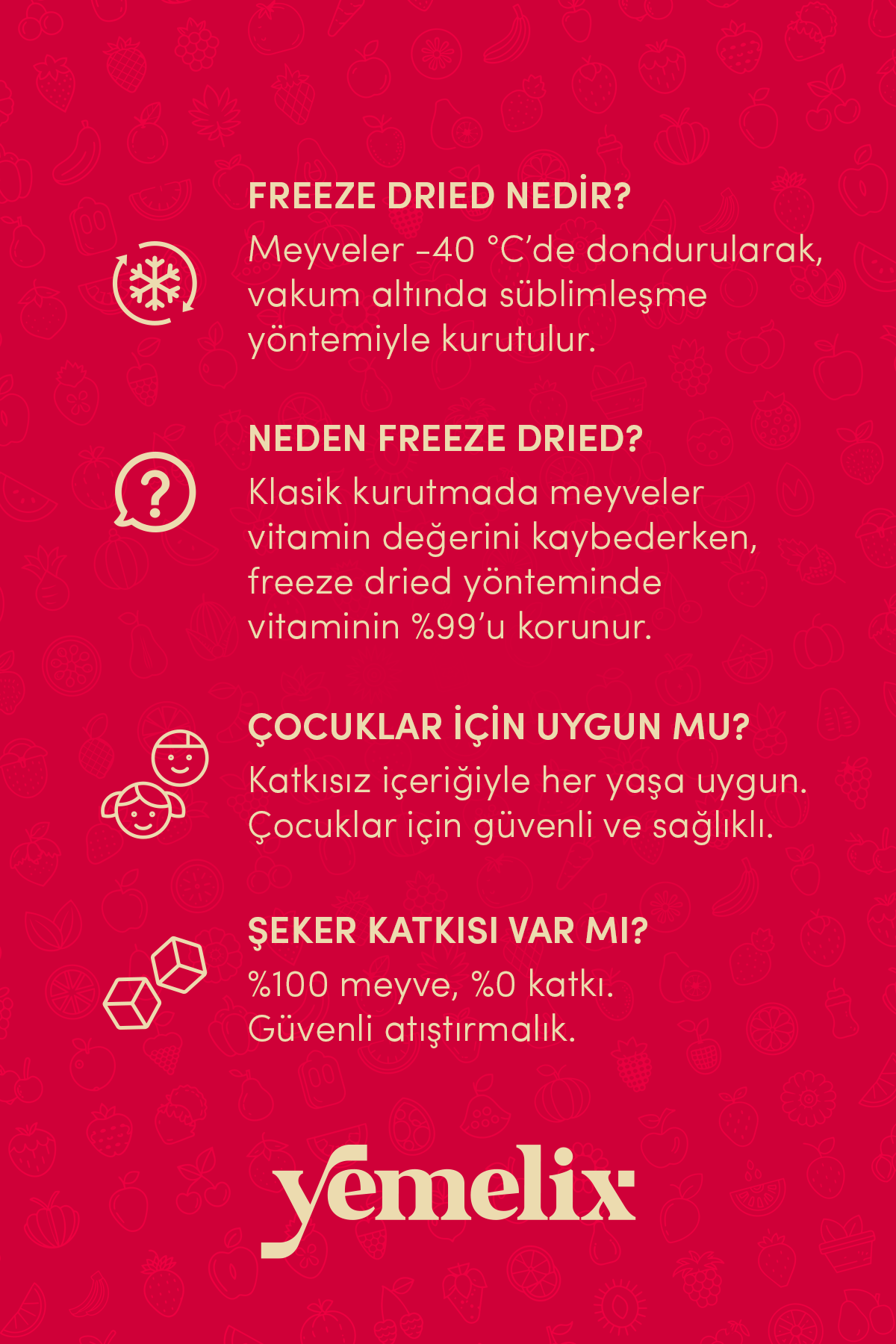3 Adet Freeze Dried Böğürtlen - Dondurularak Kurutulmuş Böğürtlen 15G