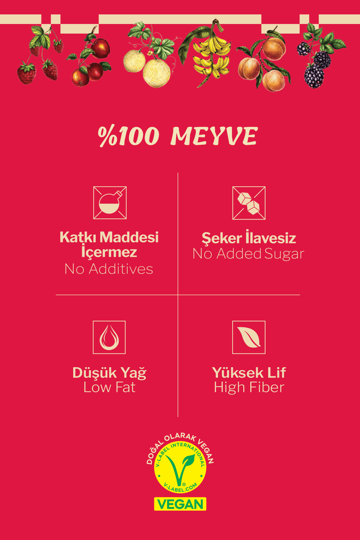 3 Adet Freeze Dried Çilek - Dondurularak Kurutulmuş Çilek 15G