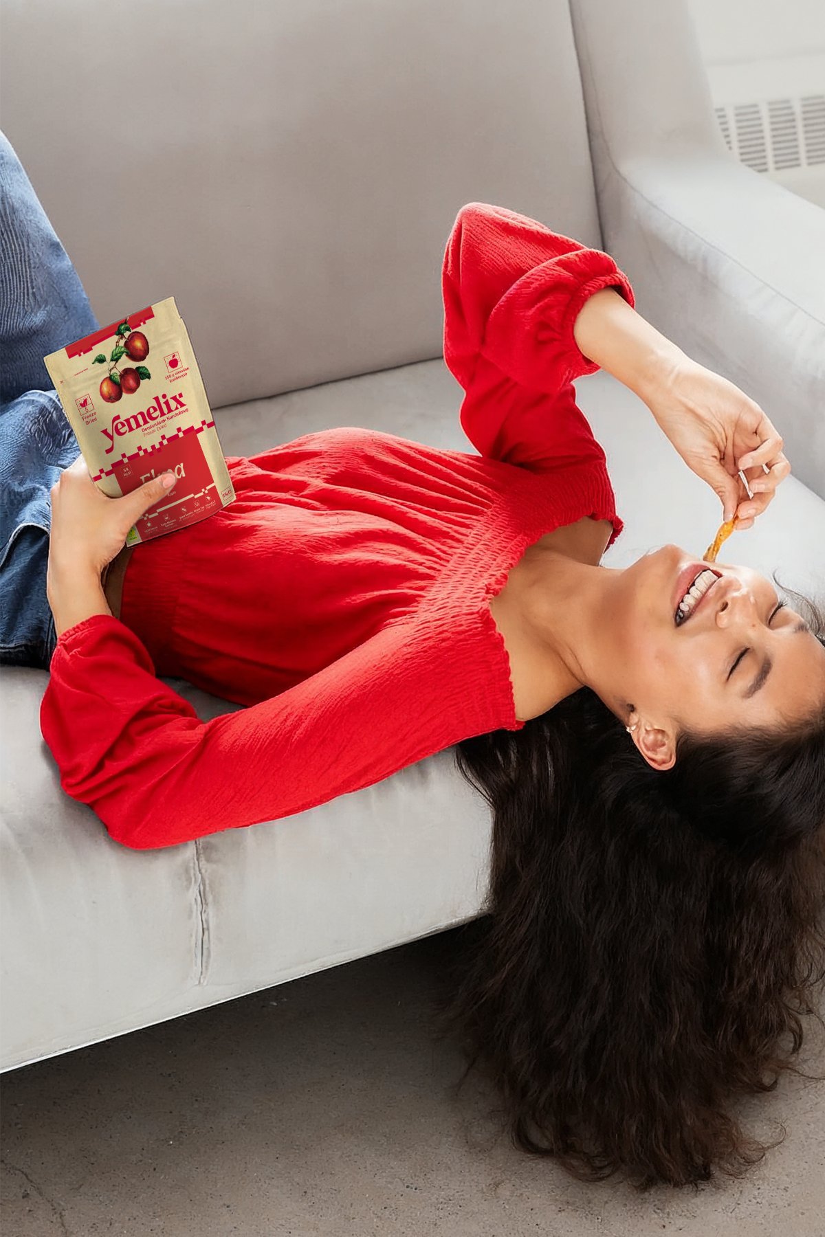 3 Adet Freeze Dried Elma - Dondurularak  Kurutulmuş Elma 15G