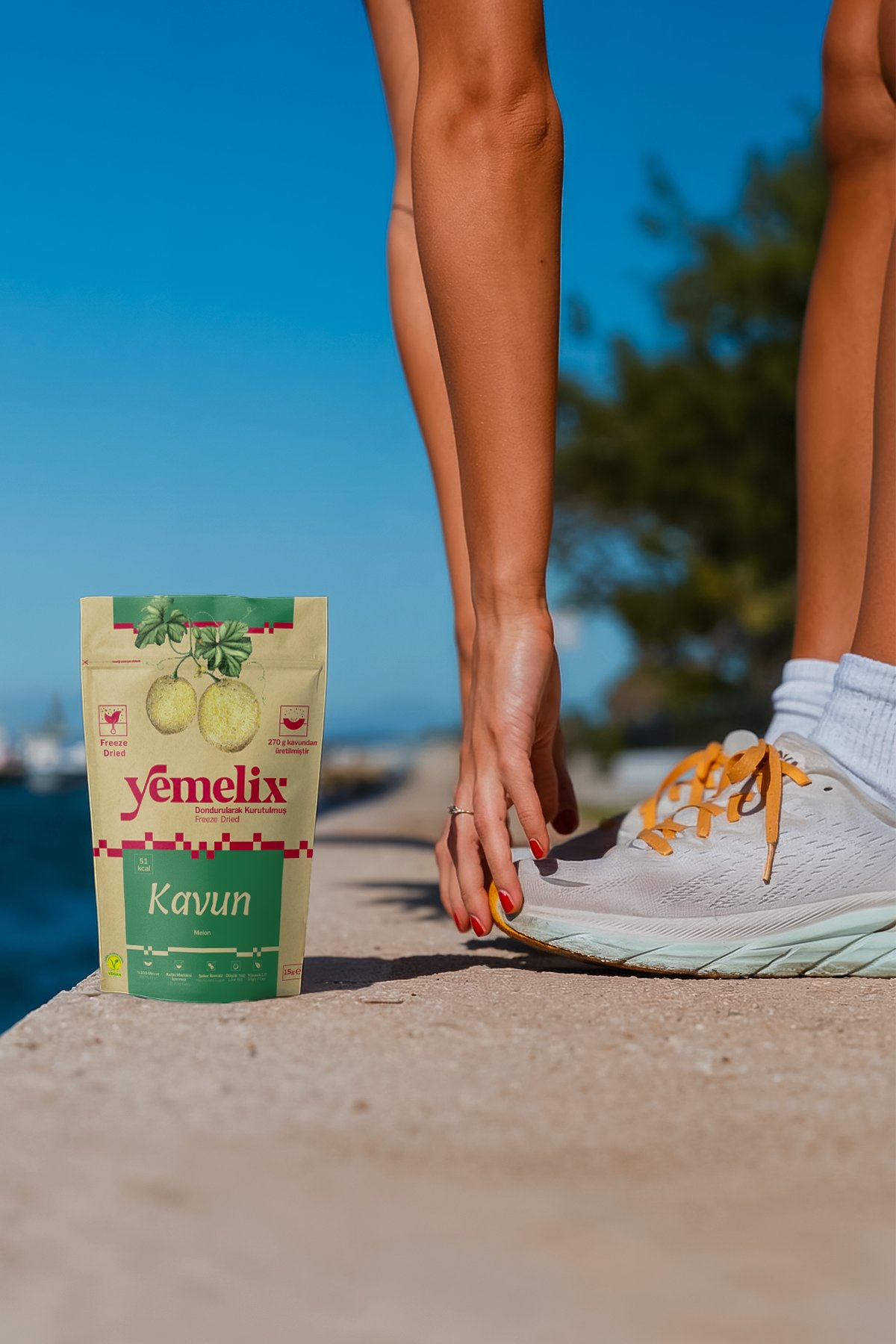 3 Adet Freeze Dried Kavun - Dondurularak  Kurutulmuş Kavun 15G