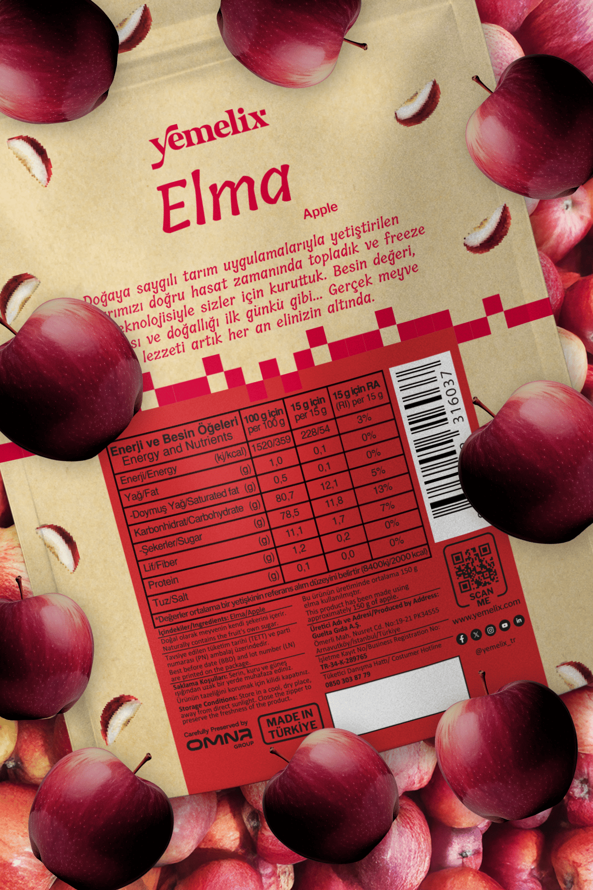 Freeze Dried 3'lü Mix Avantaj Paketi Dondurularak Kurutulmuş Çilek-Şeftali-Elma Kuru Meyve Cipsi
