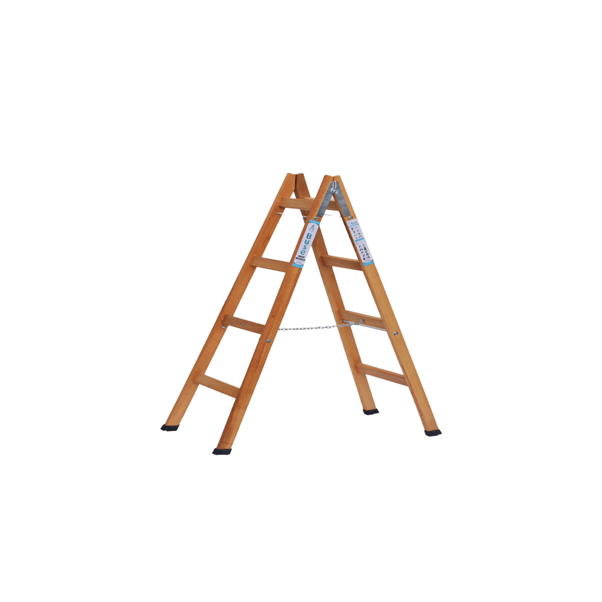 A Tipi 4 Basamak Ahşap Merdiven 140 cm