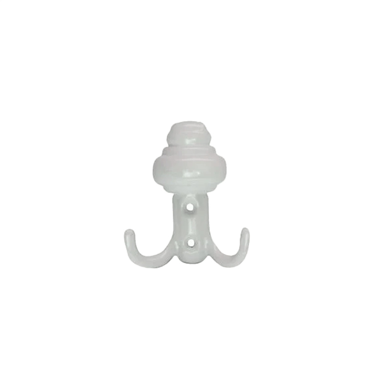Beşel Metal Vestiyer Askı Sarıklı Beyaz