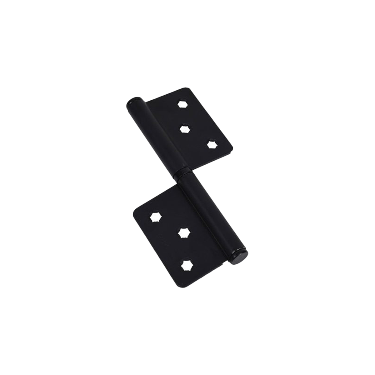 Dooraks Çelik Panel Menteşe Çelik Boya Siyah 12 cm