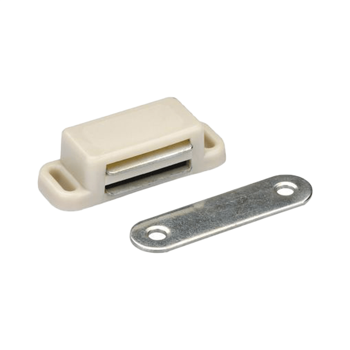 Dooraks Zamak Kasa Kilit Nikel Oval 40*23 mm