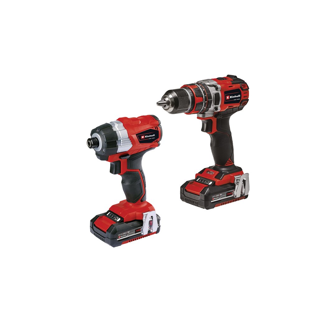 Einhell Akülü Darbeli Vidalama Set TP-18V Twin Pac