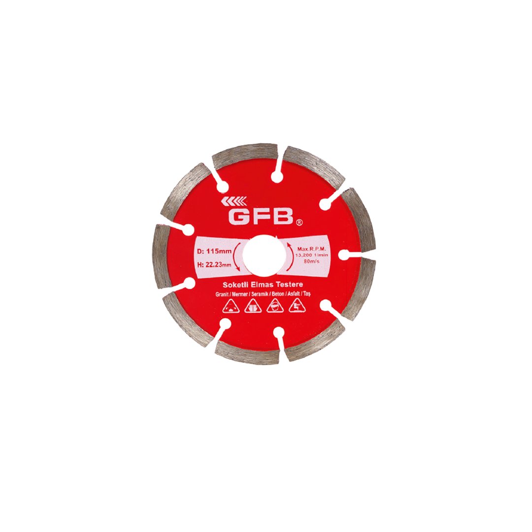 Gfb Soketli Elmas Beton Mermer Kesici 230 mm