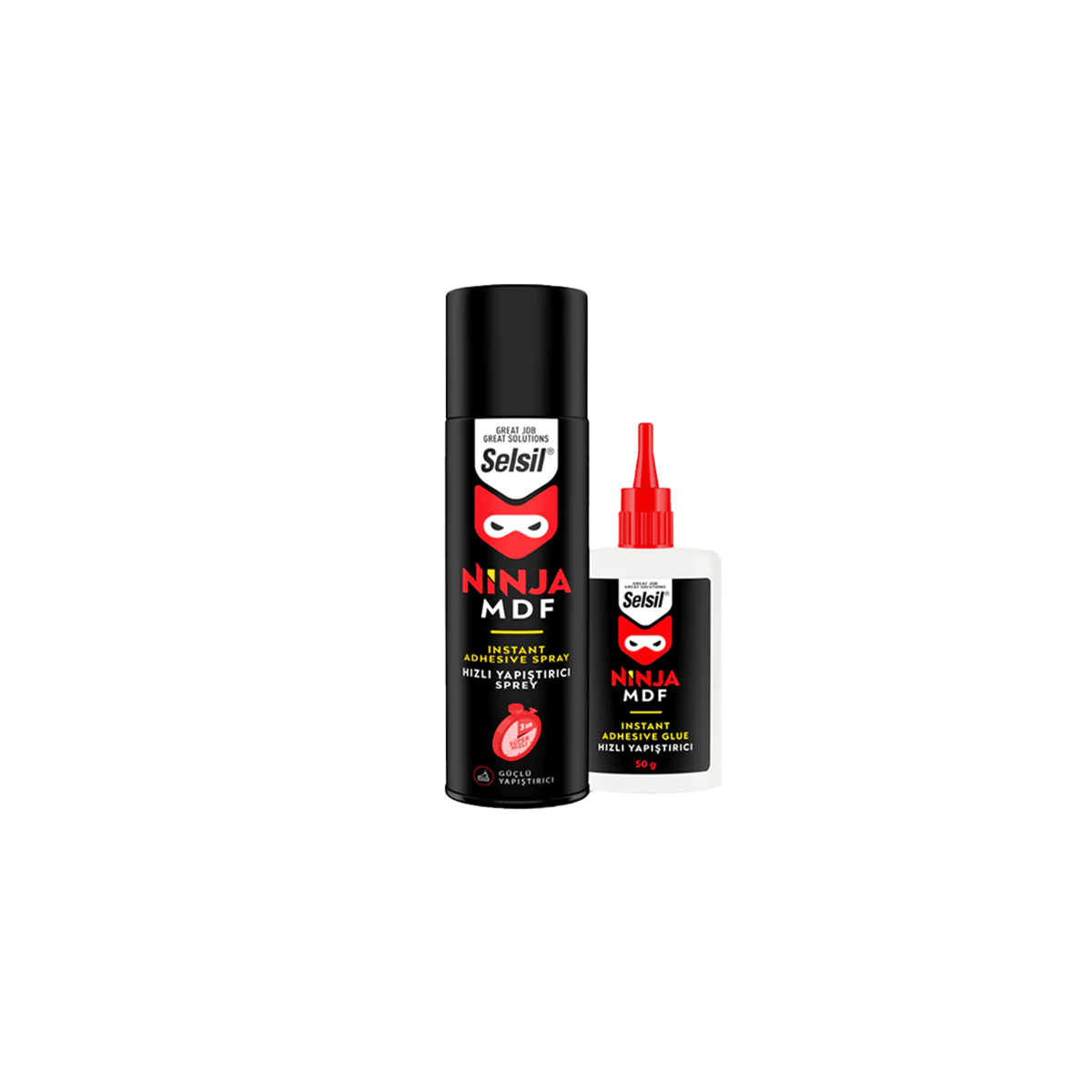 Selsil Ninja Mdf Hızlı Yapıştırıcı 400 ml+100 gr