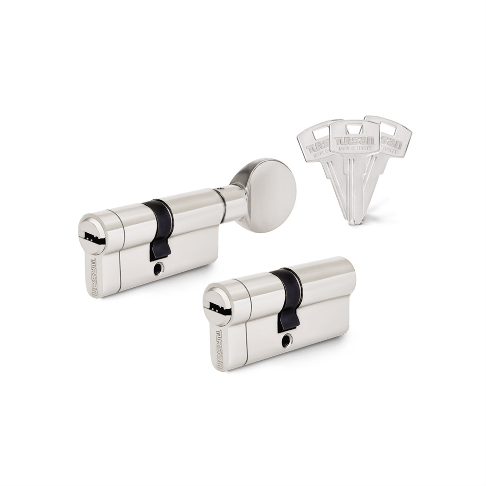 Tursan Bilyalı Barel Topuzlu 3 Anahtarlı Set 68mm